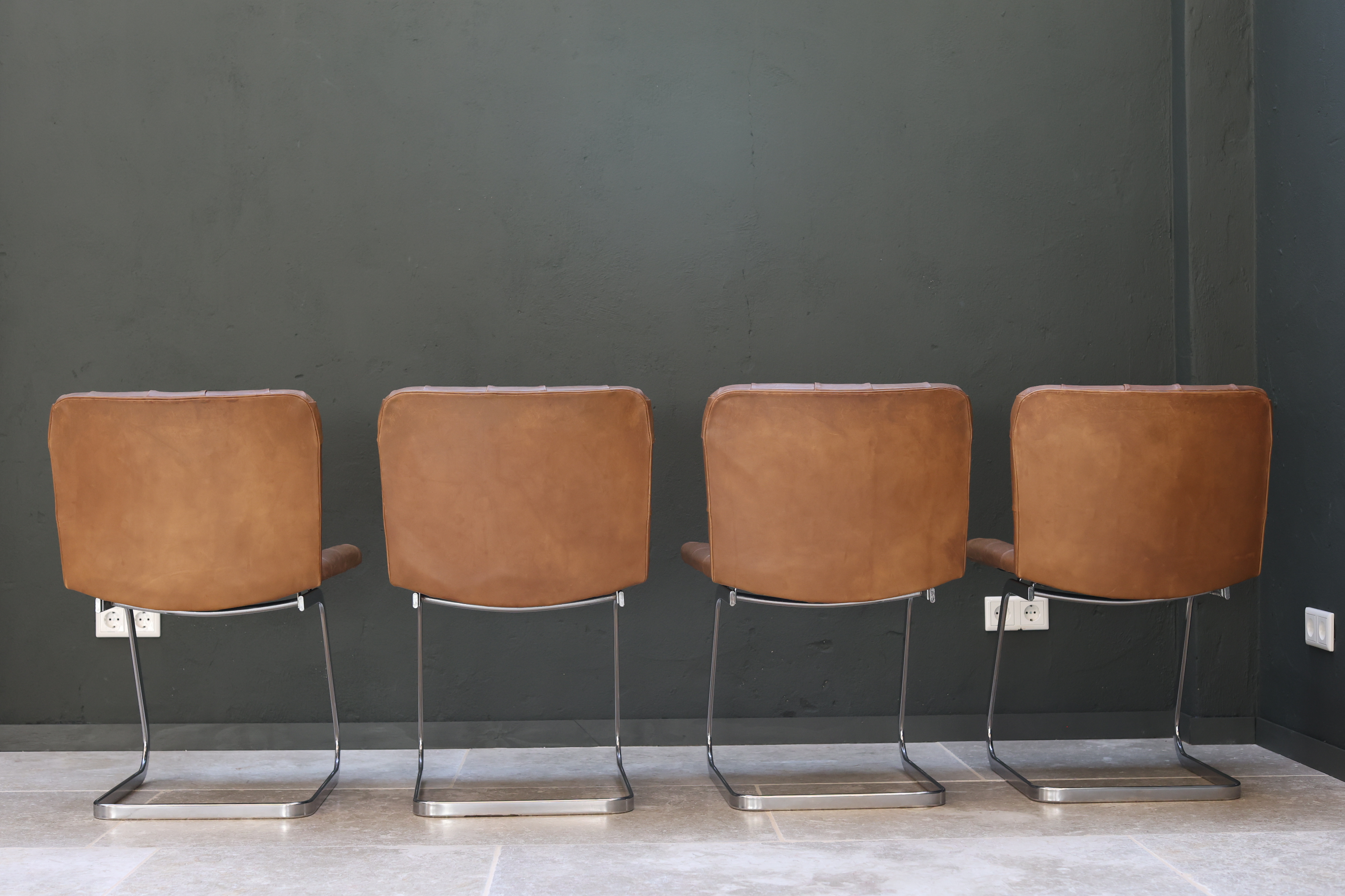 Robert Haussmann RH-304 'UNESCO' Dining Chairs for De Sede, Set of 4 foto 10