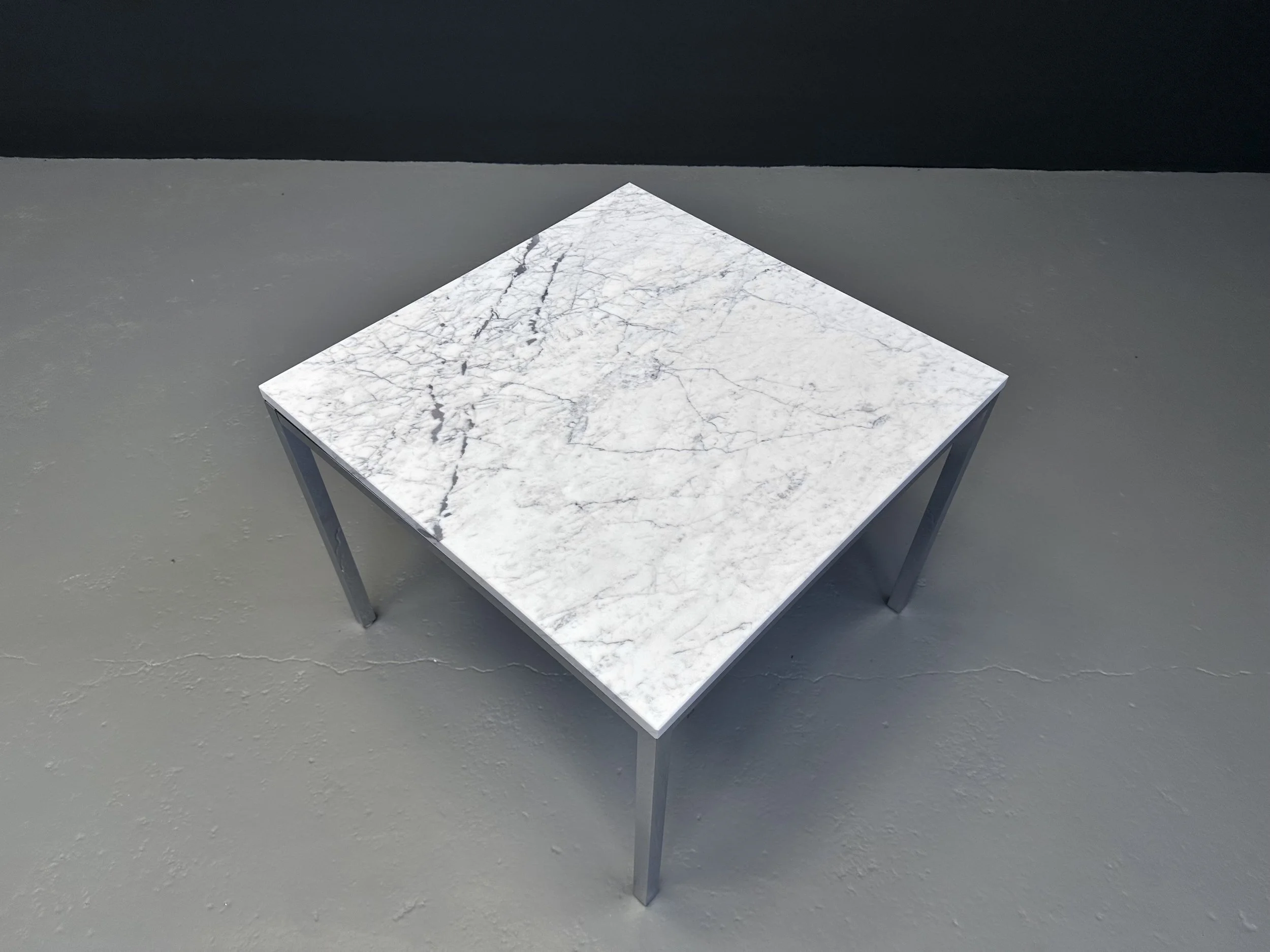 Florence Knoll Carrara Marble Coffee Table for Knoll foto 2