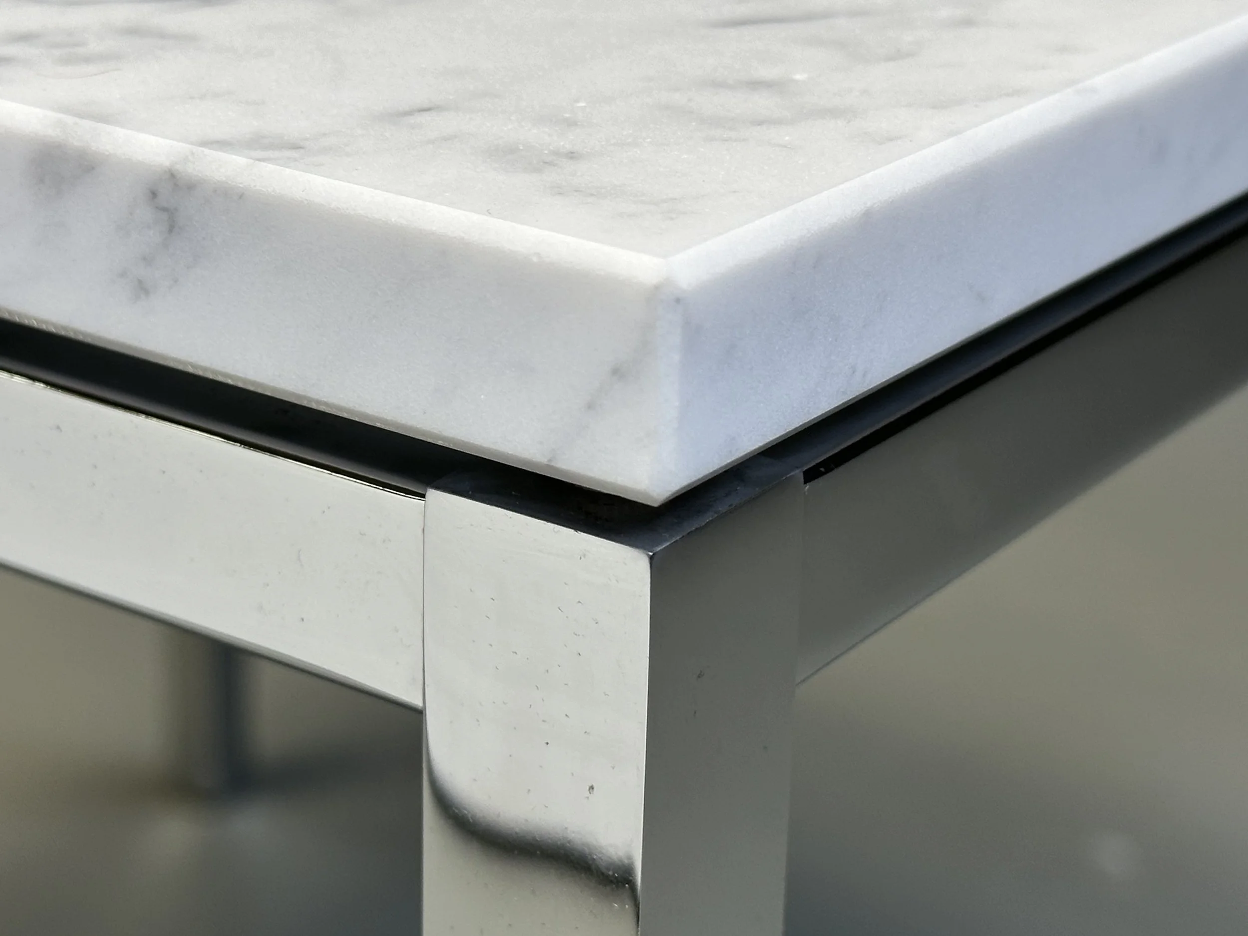 Florence Knoll Carrara Marble Coffee Table for Knoll foto 3