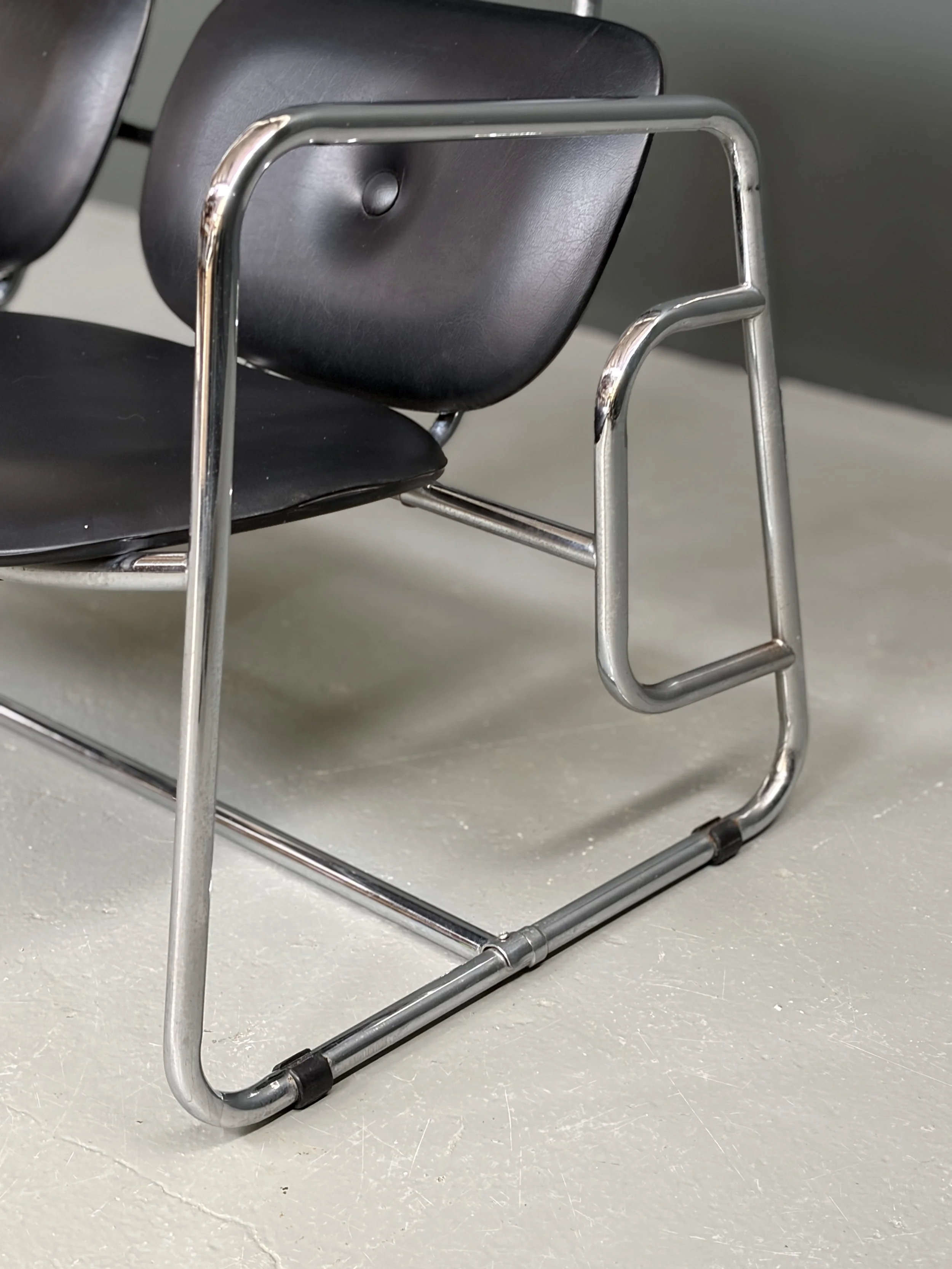 Italian Two-Seat Sofa in the Style of Gae Aulenti foto 14