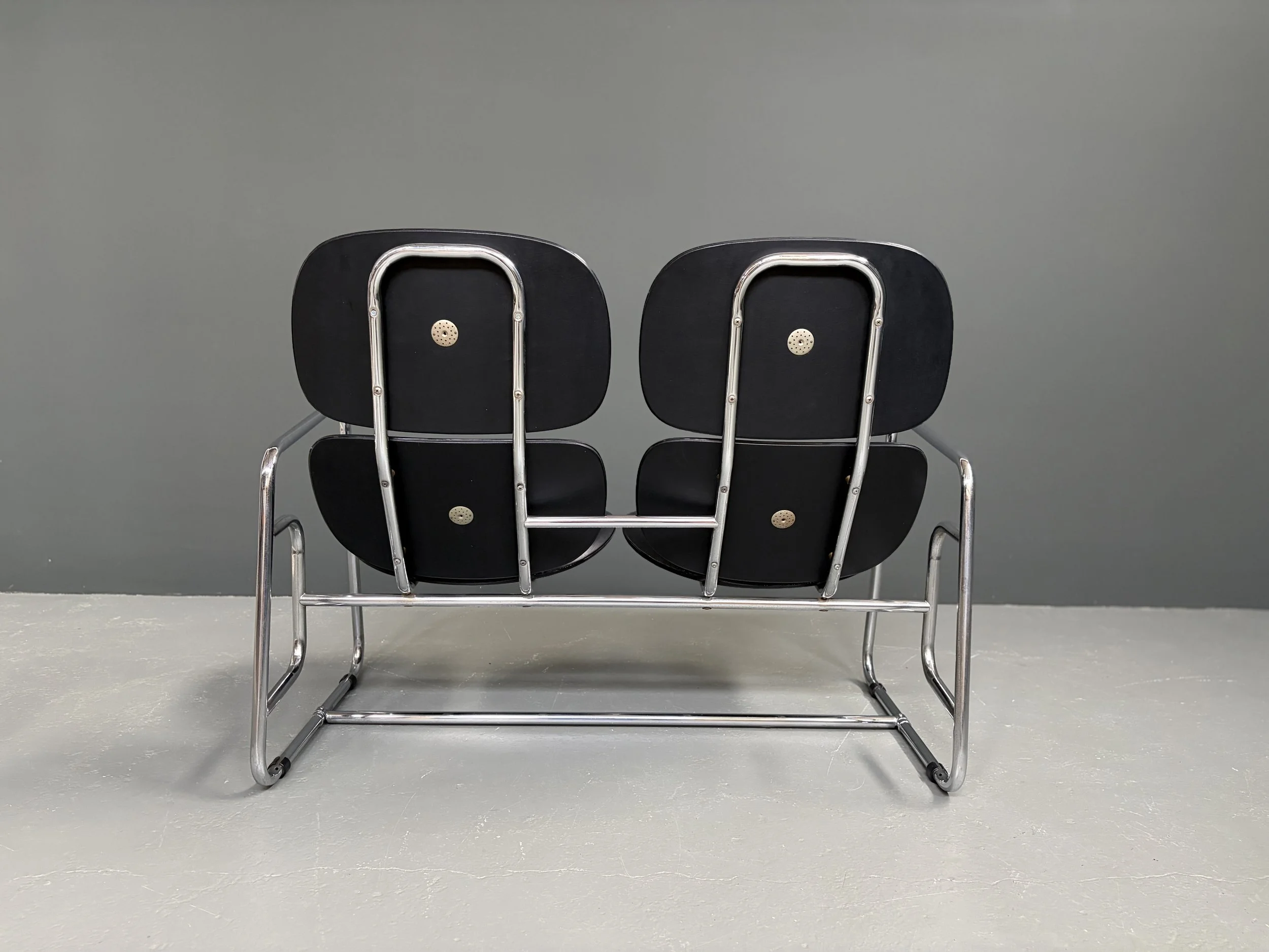 Italian Two-Seat Sofa in the Style of Gae Aulenti foto 16