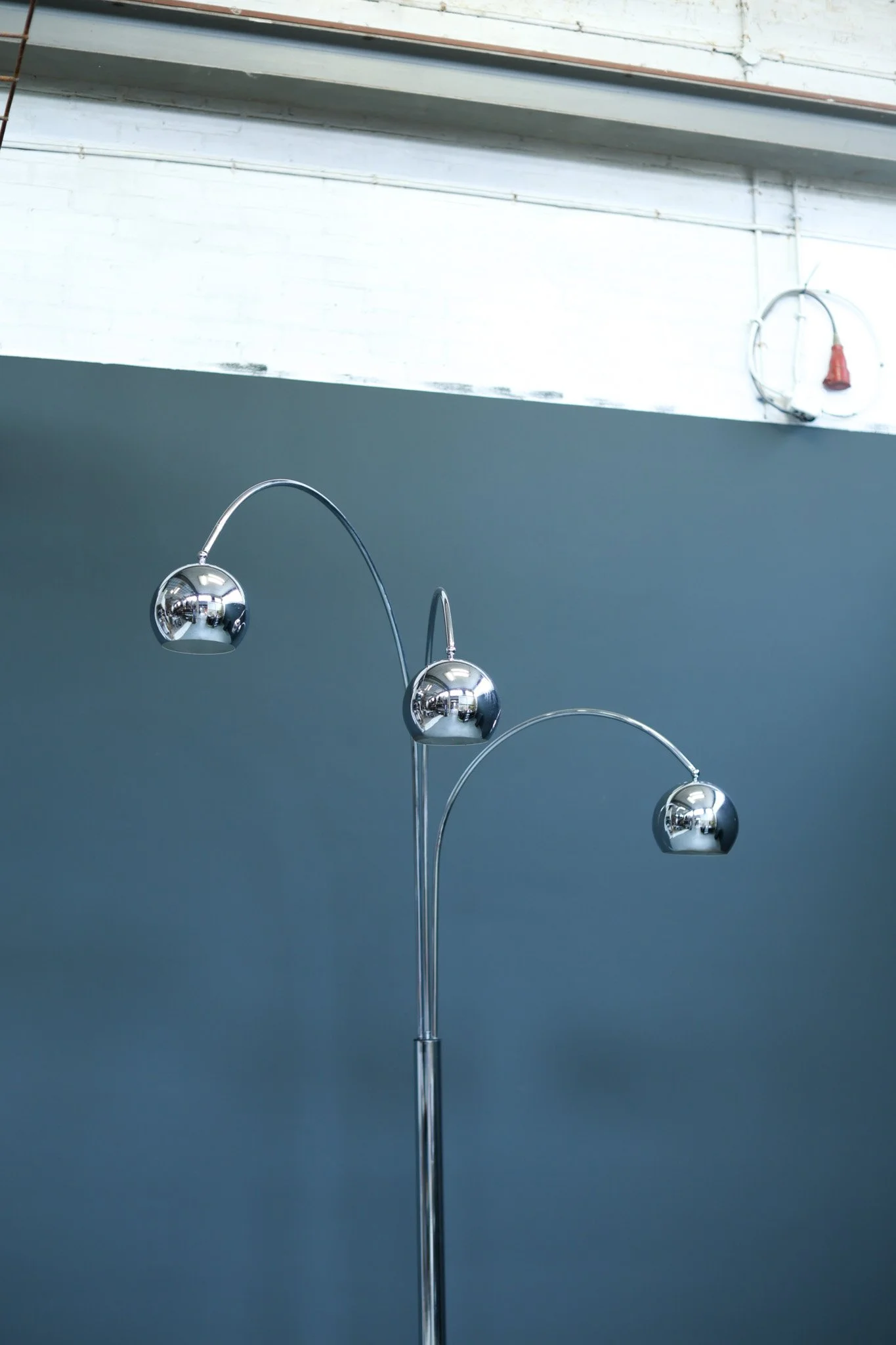 Goffredo Reggiani Chrome Arc Floor Lamp foto 5