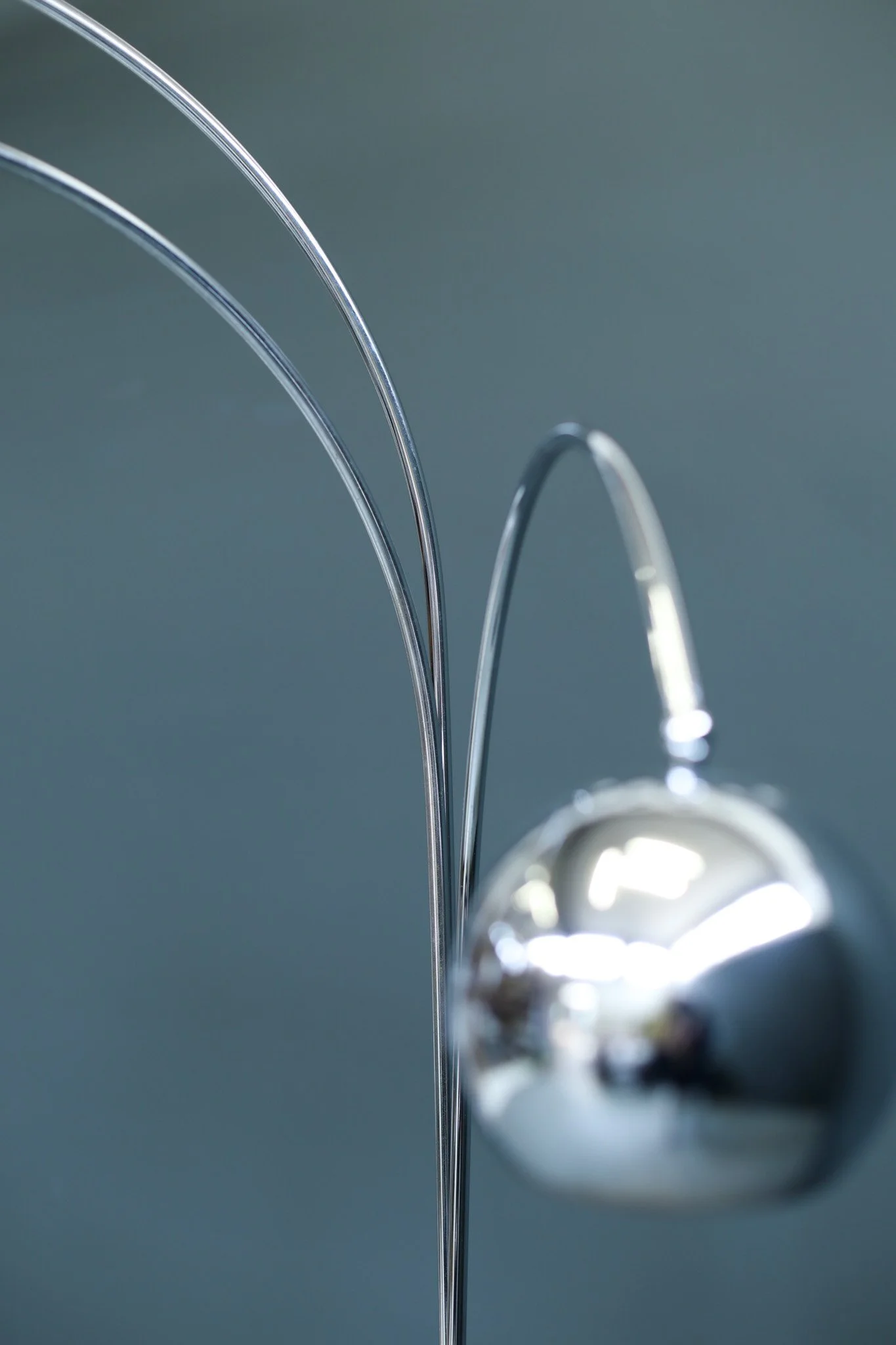 Goffredo Reggiani Chrome Arc Floor Lamp foto 8