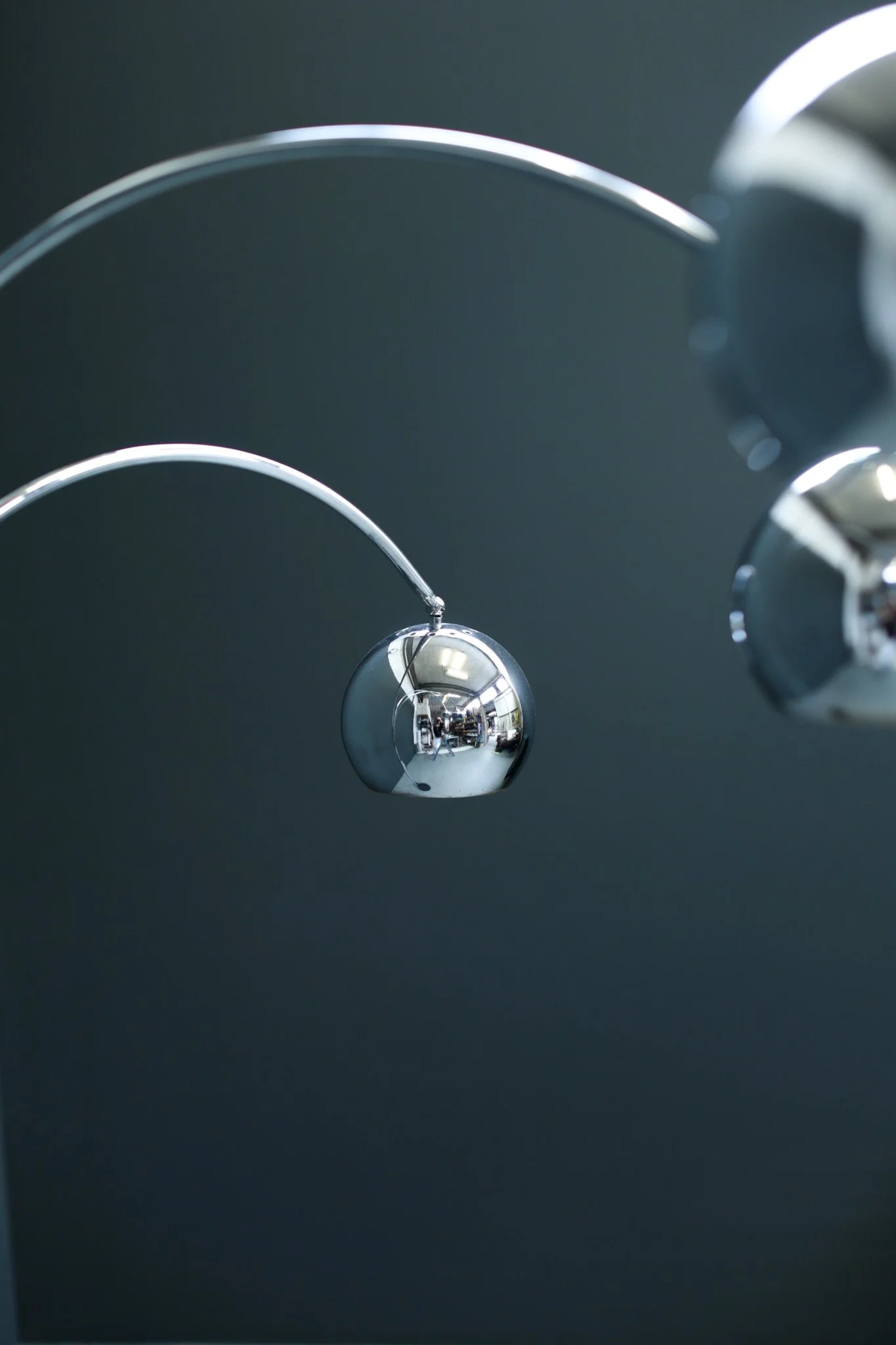 Goffredo Reggiani Chrome Arc Floor Lamp foto 11