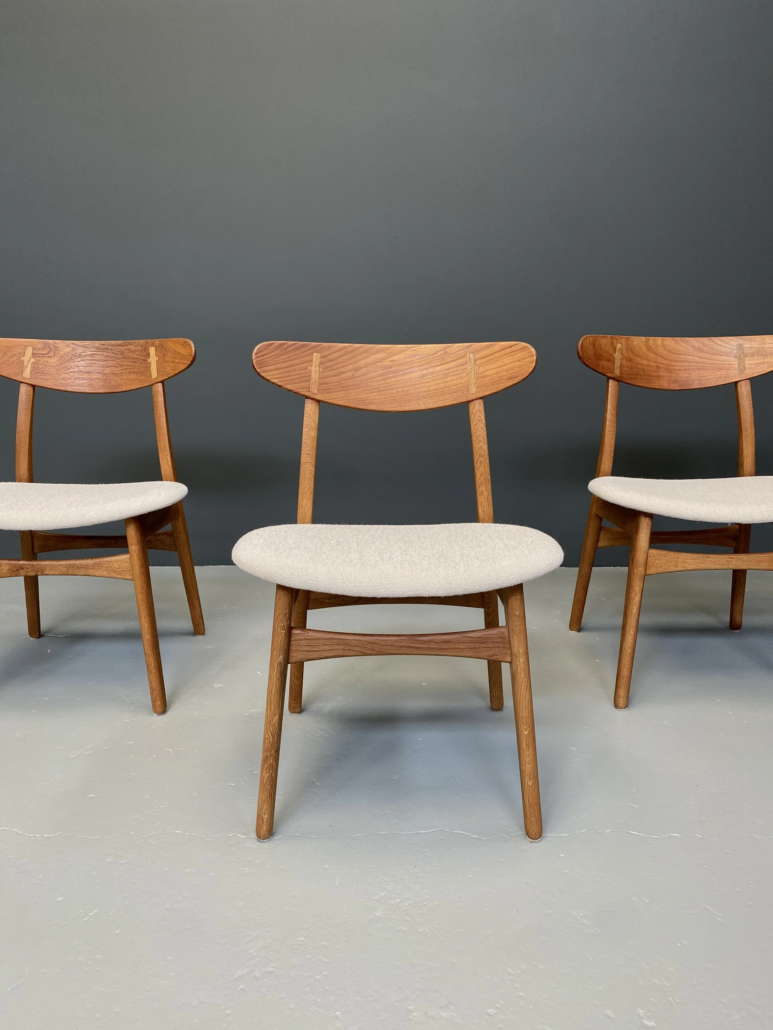 Hans J. Wegner CH30 Dining Chairs, Set of 4, for Carl Hansen & Son foto 9