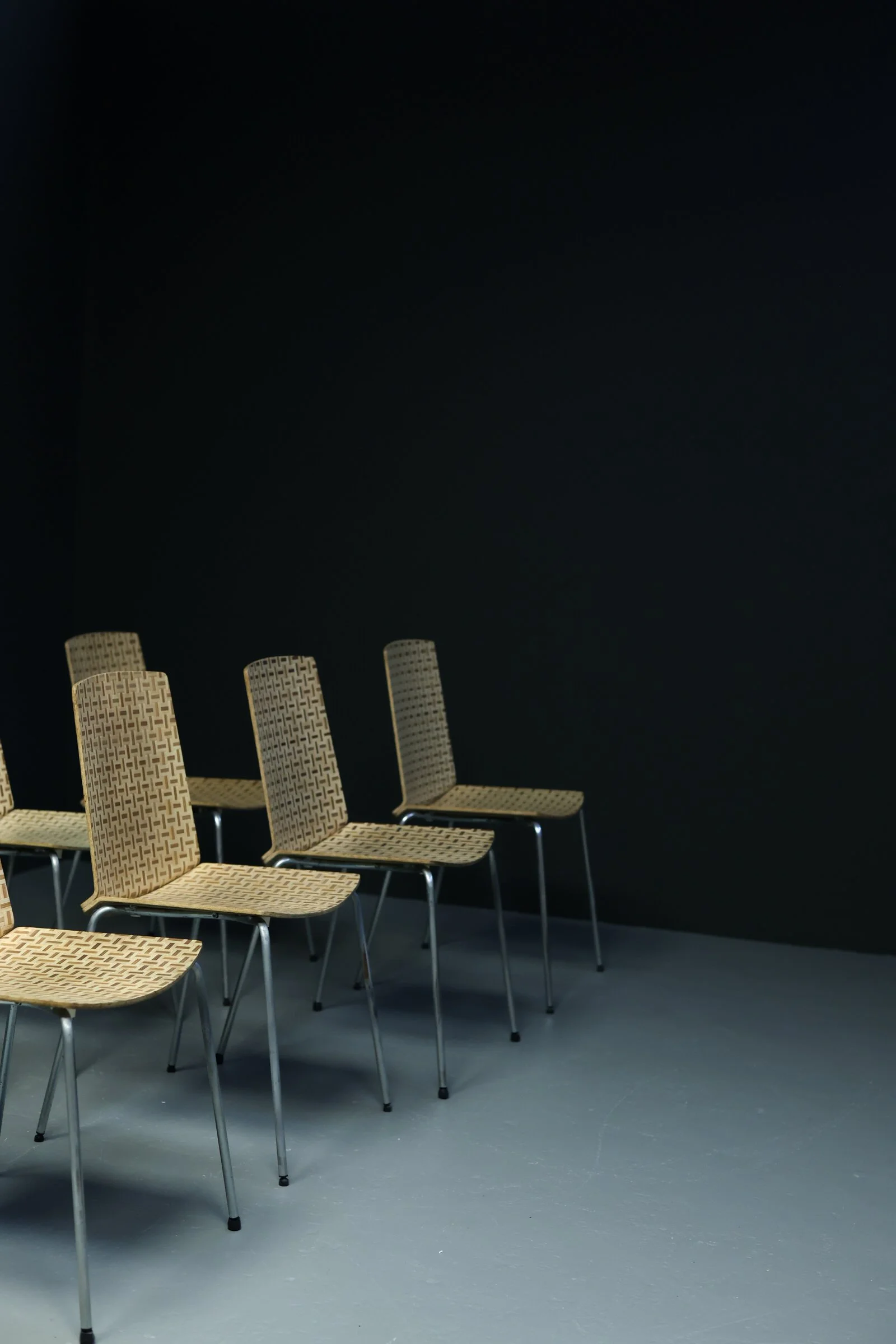 Ikea Eliot Dining Chairs, Set of 8, Bamboo and Chrome foto 11