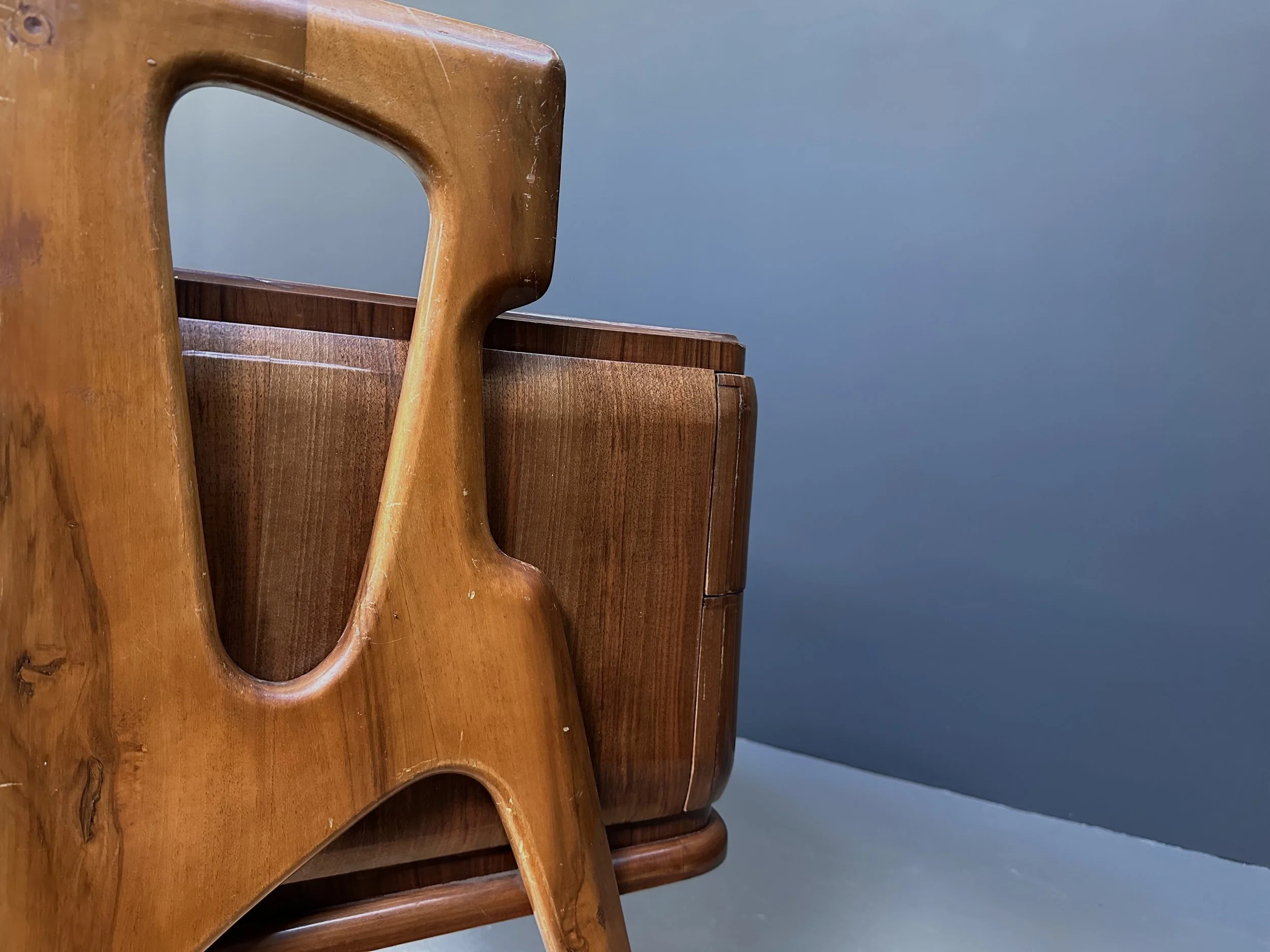 Italian Mid-Century Walnut Burl Sideboard, 1959 foto 5