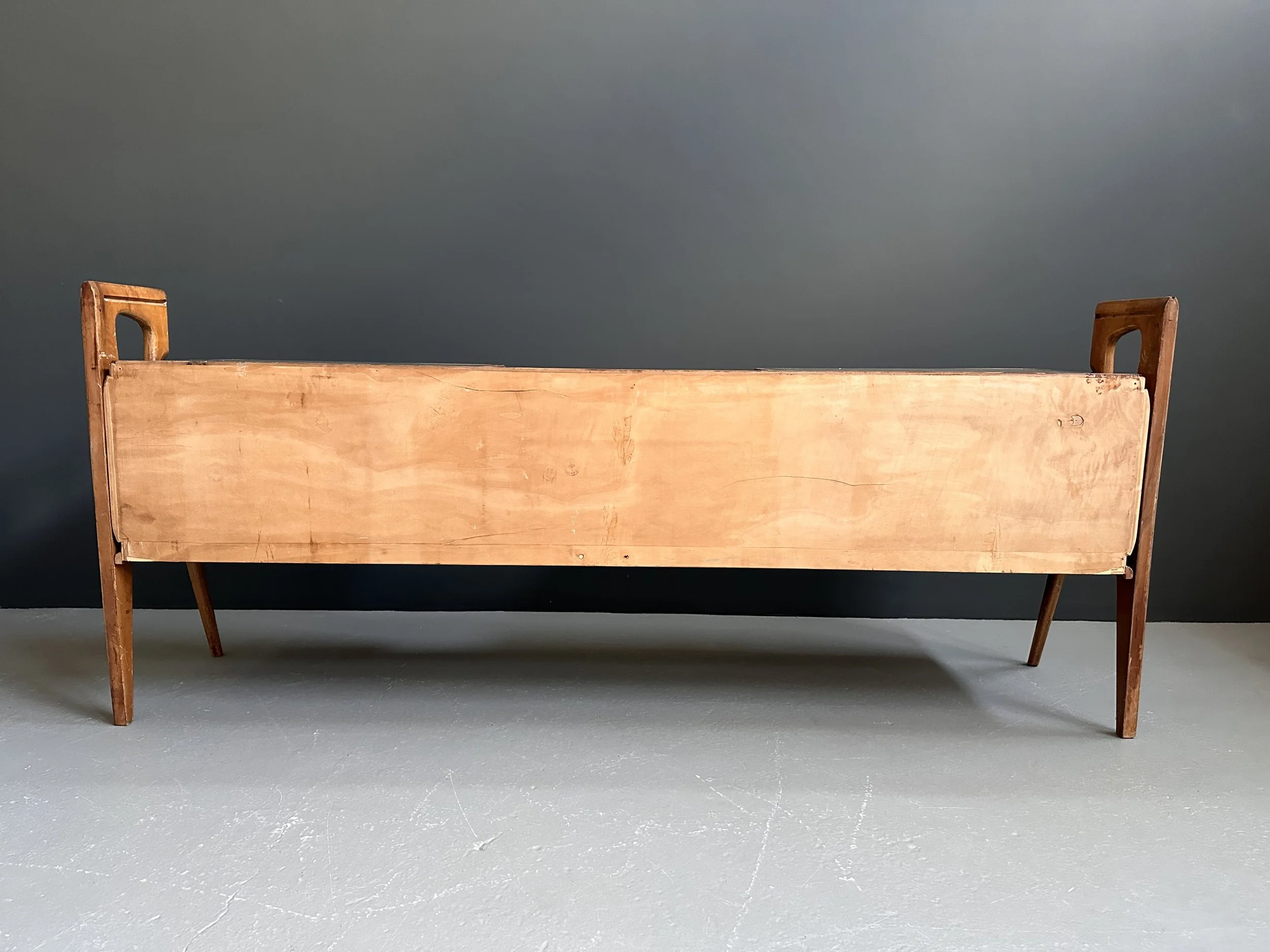 Italian Mid-Century Walnut Burl Sideboard, 1959 foto 8