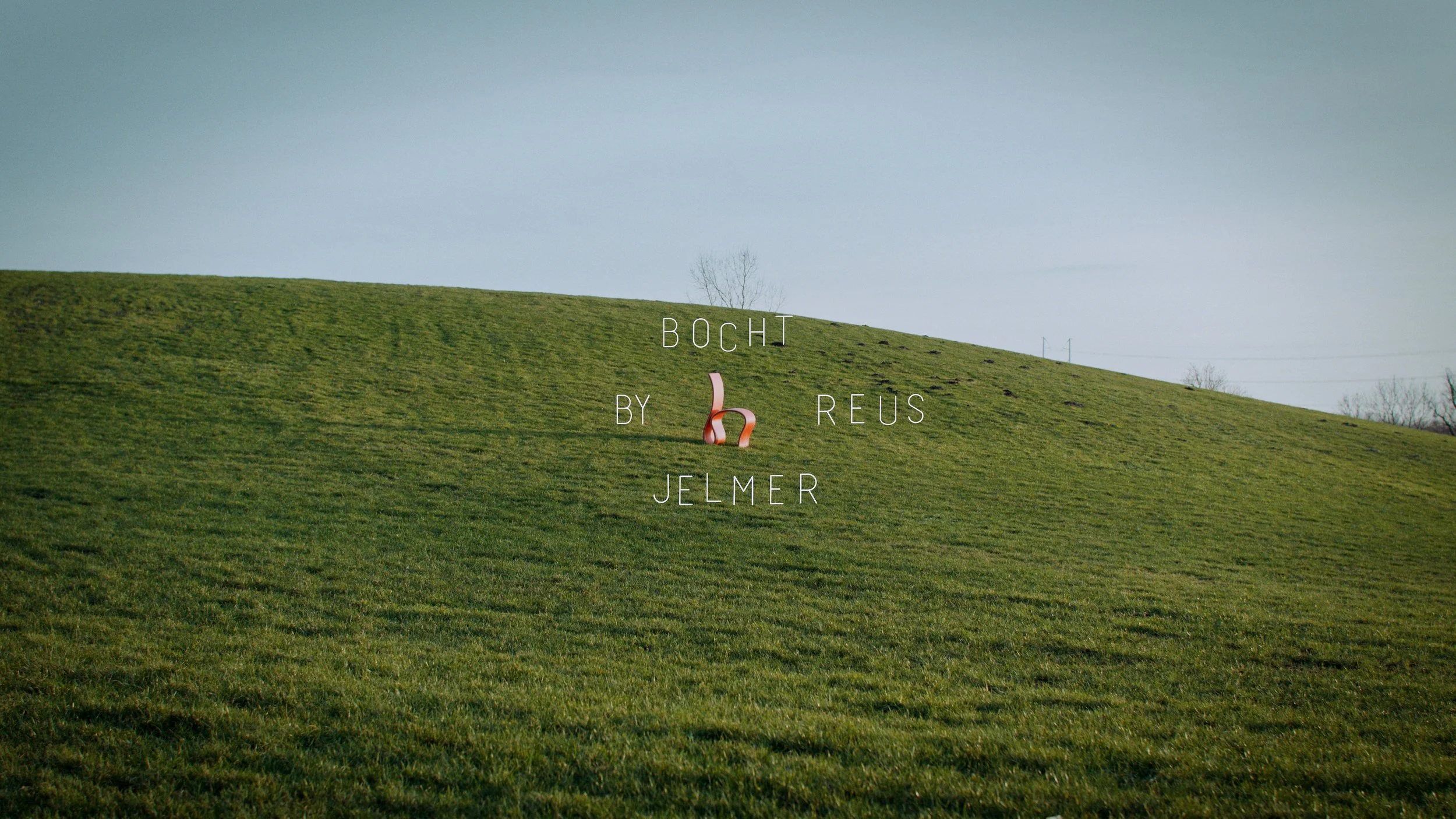 Jelmer Reus 'Bocht' Sculptural Chair in Recycled Linoleum foto 10