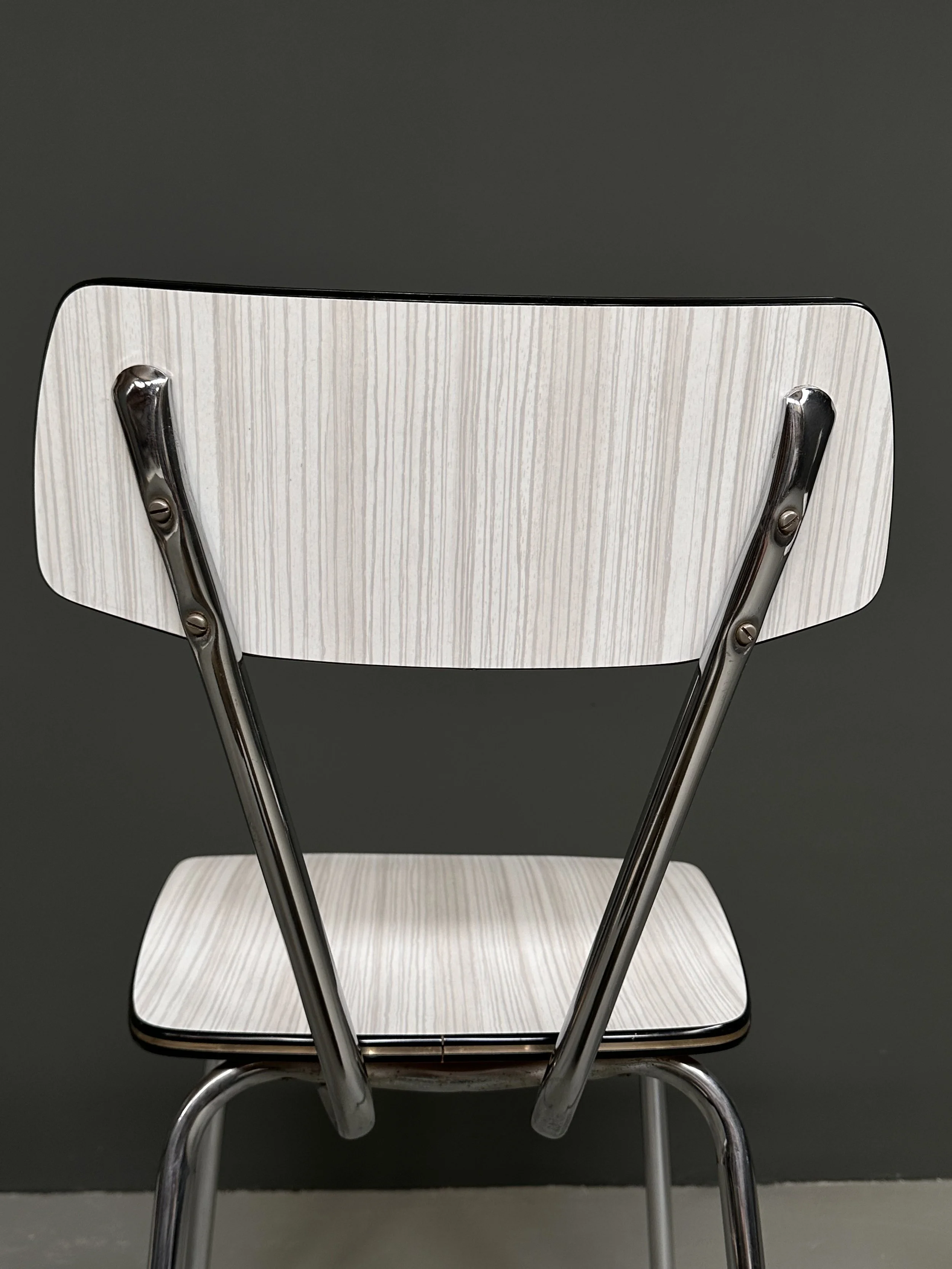Italian Formica and Chrome Kitchen Chairs, 1960s foto 6