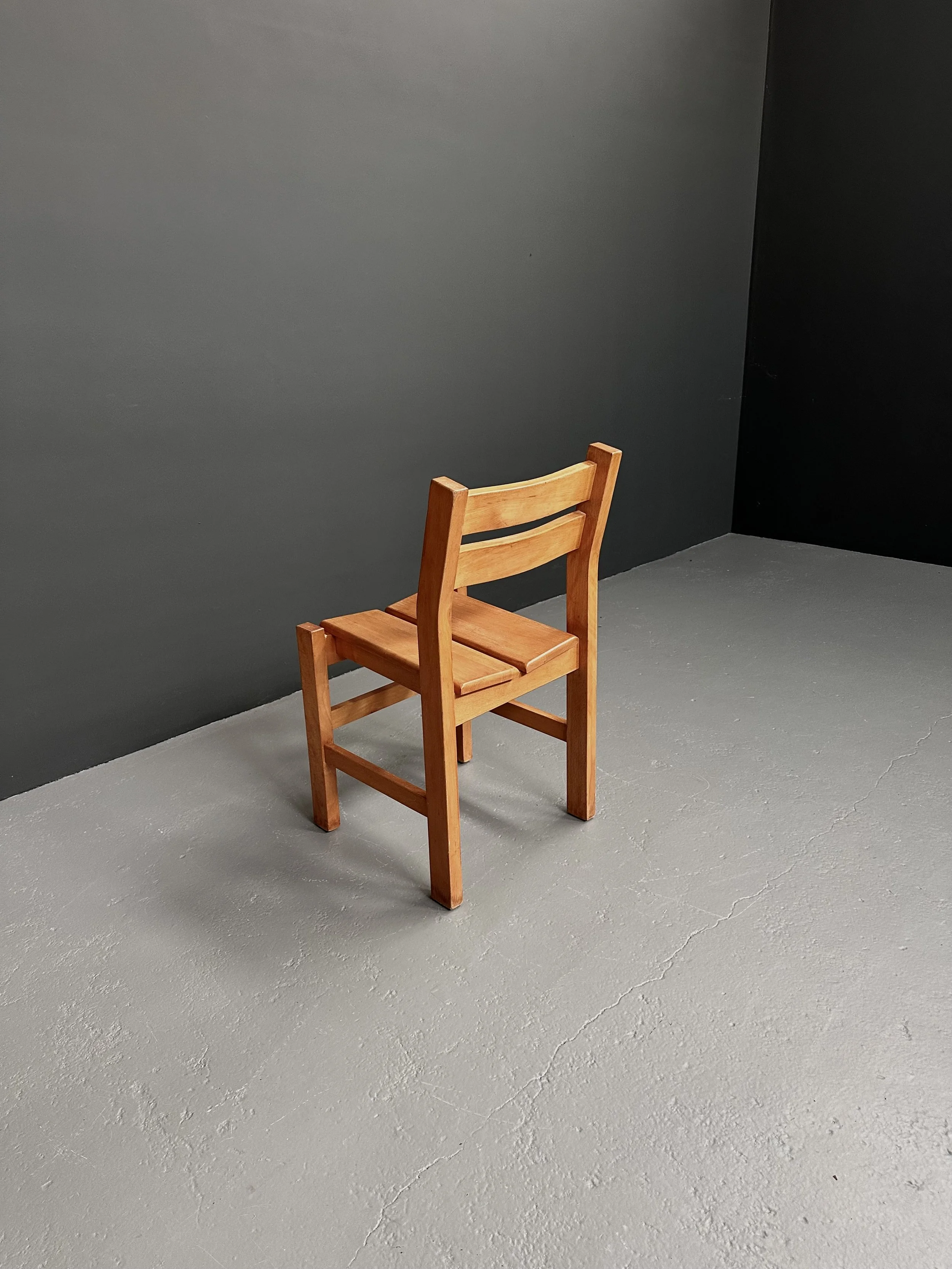 Maison Regain Beech Wood Dining Chairs, Set of 4 foto 4