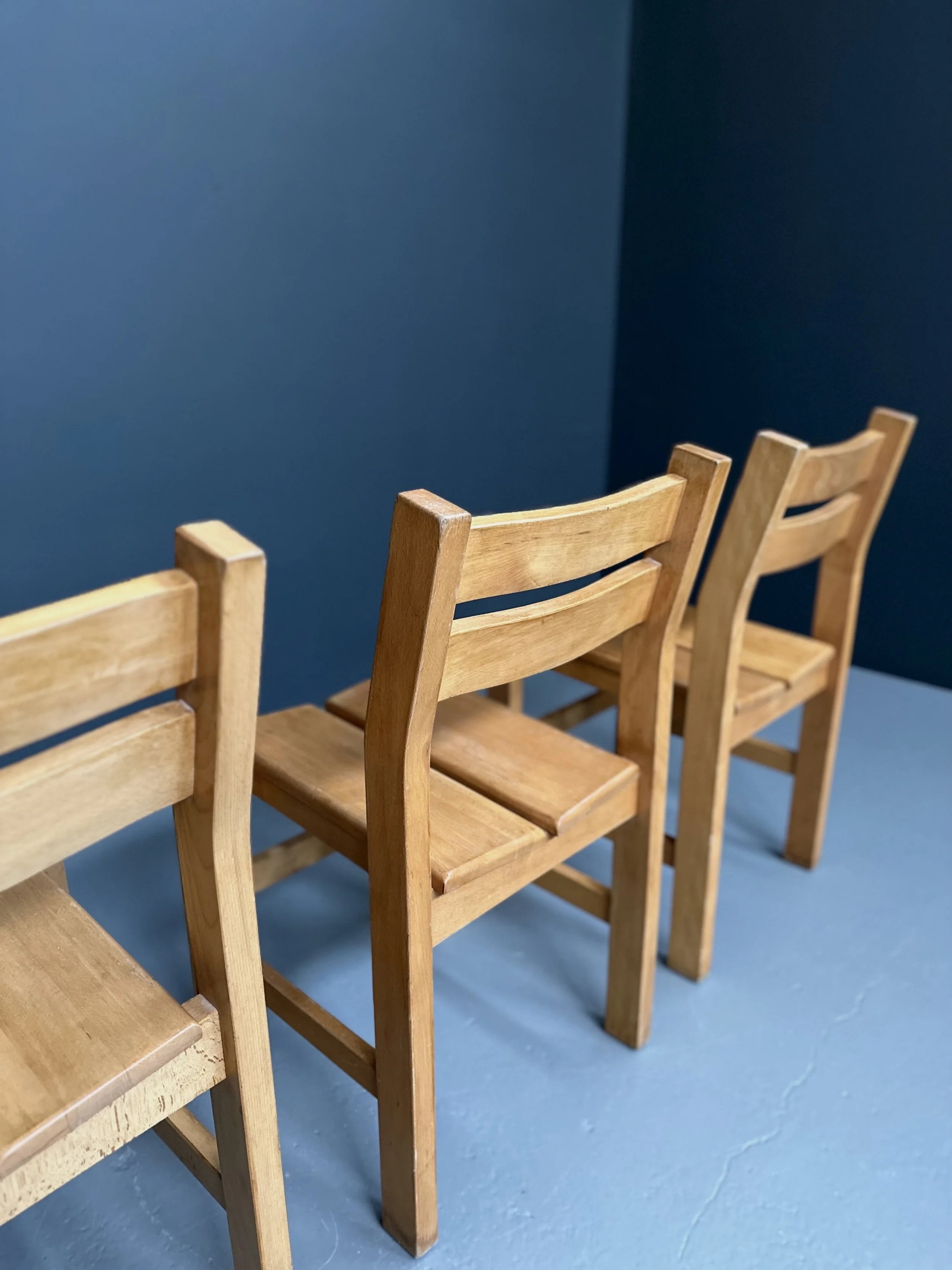 Maison Regain Beech Wood Dining Chairs, Set of 4 foto 11