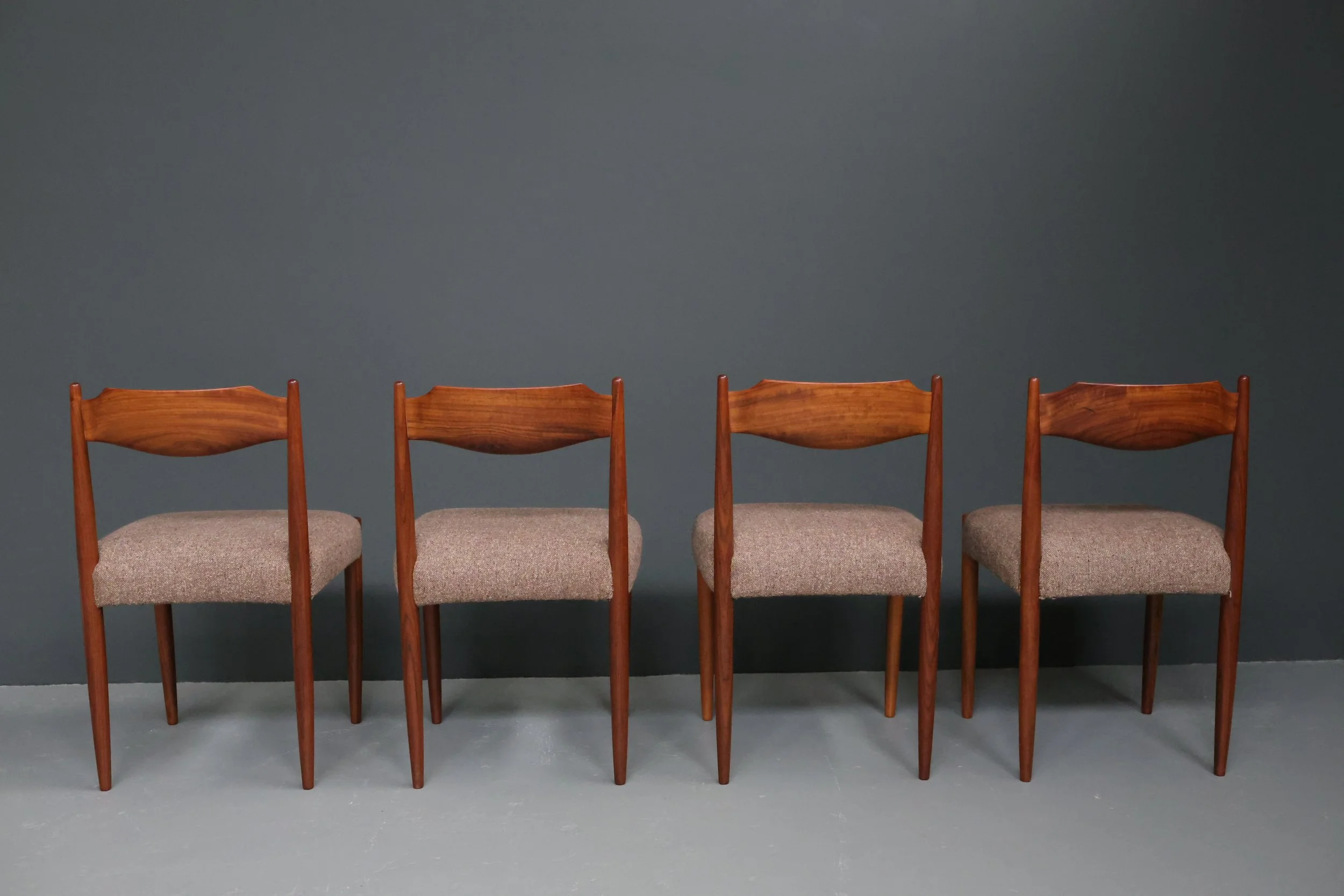 Mid-Century Danish Teak Dining Chairs, Set of 4, 1960s foto 7