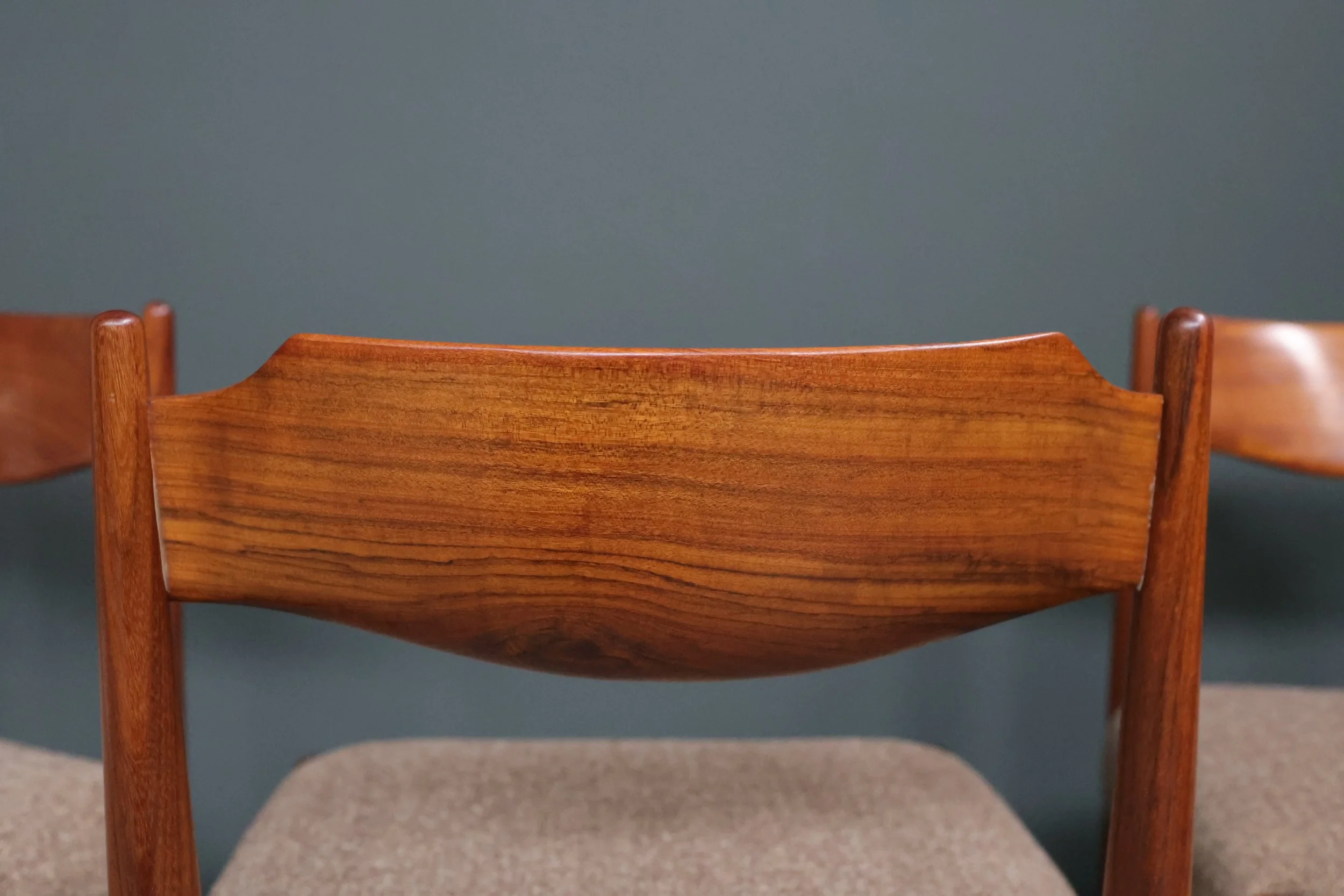 Mid-Century Danish Teak Dining Chairs, Set of 4, 1960s foto 10
