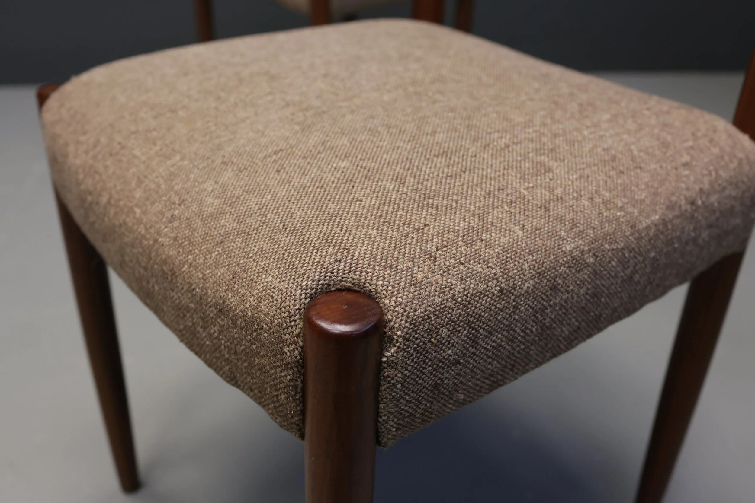 Mid-Century Danish Teak Dining Chairs, Set of 4, 1960s foto 12