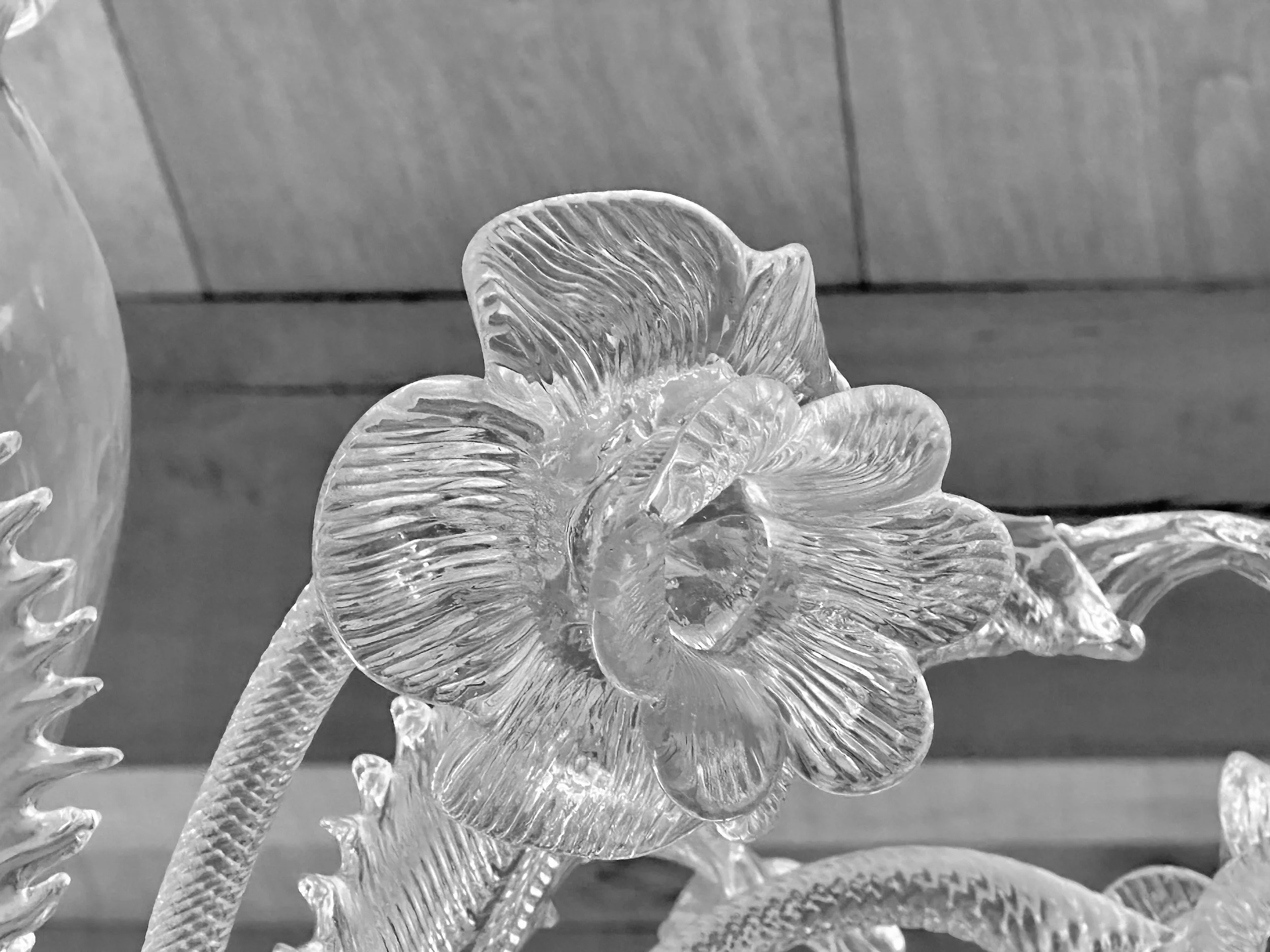 Murano Handmade 8-Arm Glass Chandelier foto 5