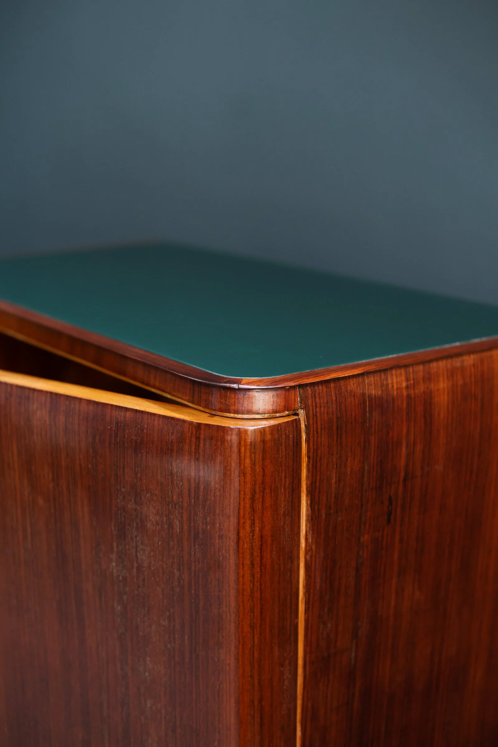 Paolo Buffa Italian Bar Cabinet in Rosewood foto 9