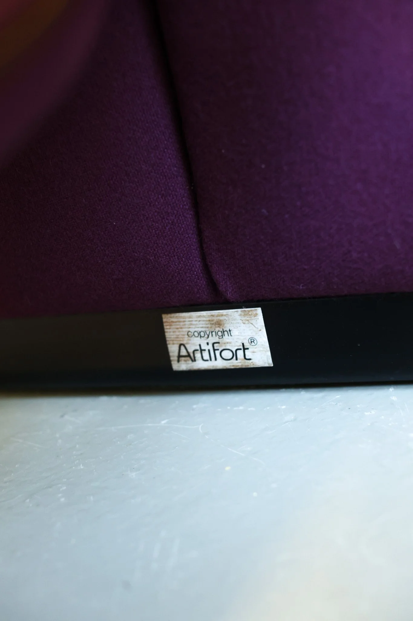 Pierre Paulin F598 Groovy Chair for Artifort in Purple Kvadrat foto 10