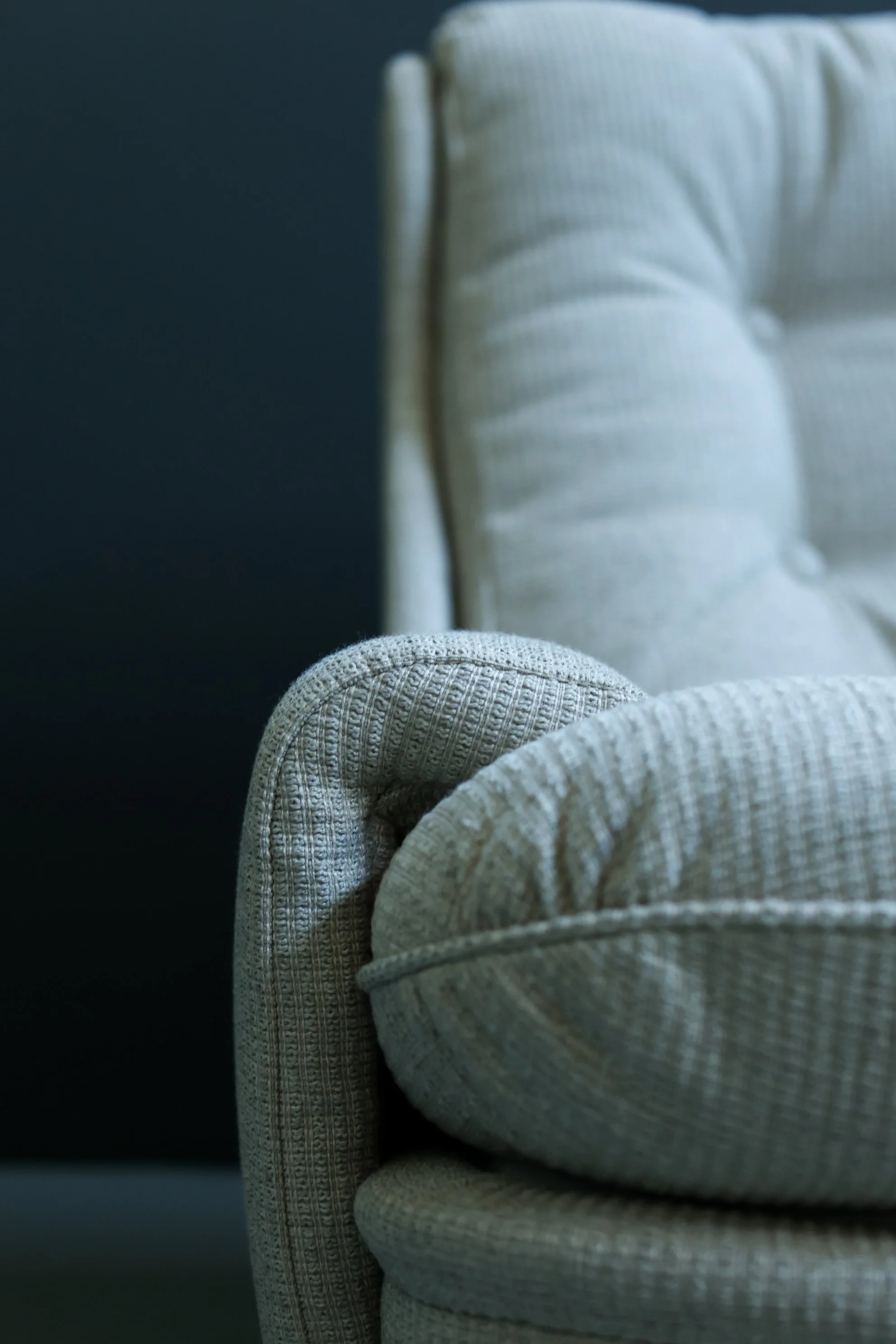 Pizzetti Italian Lounge Chair in Wool foto 2