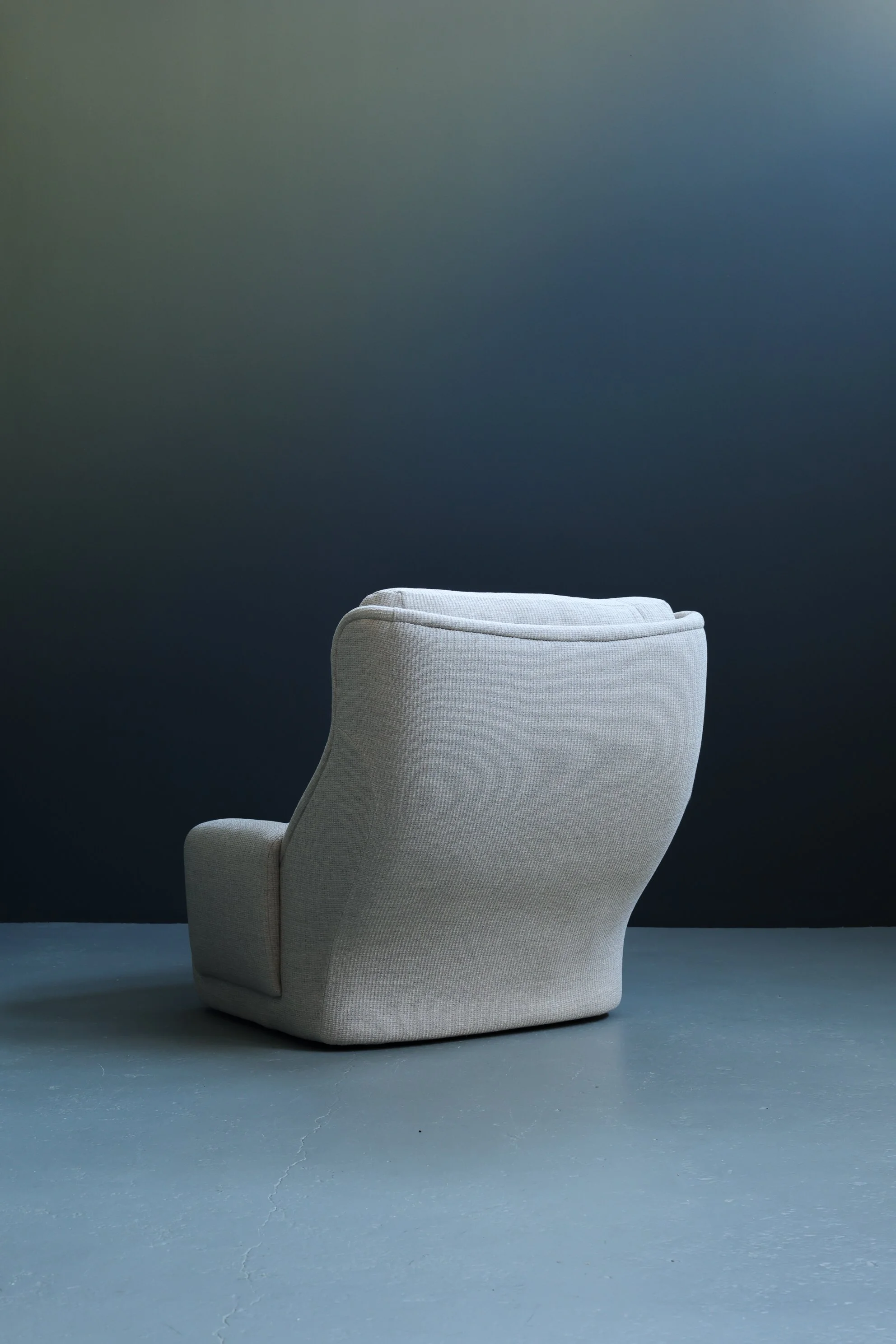 Pizzetti Italian Lounge Chair in Wool foto 3