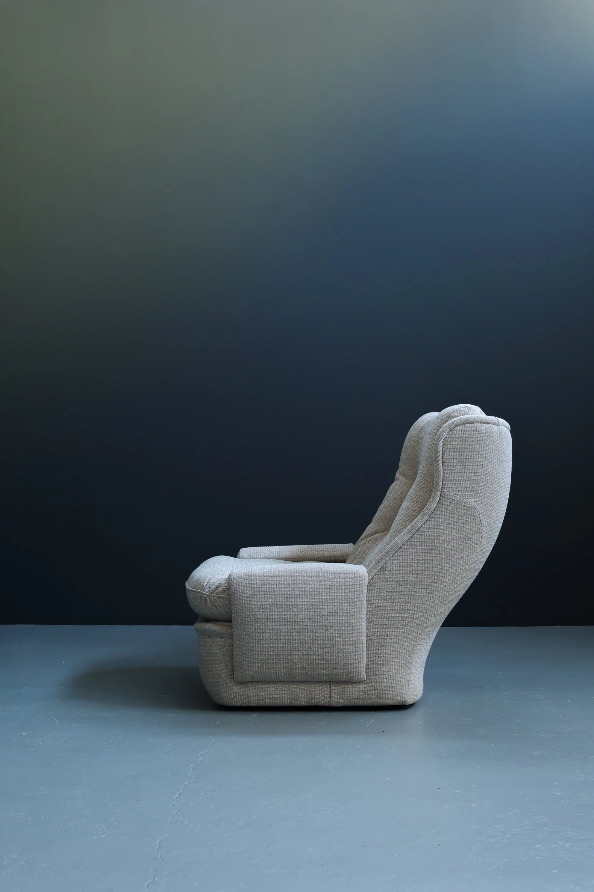Pizzetti Italian Lounge Chair in Wool foto 5