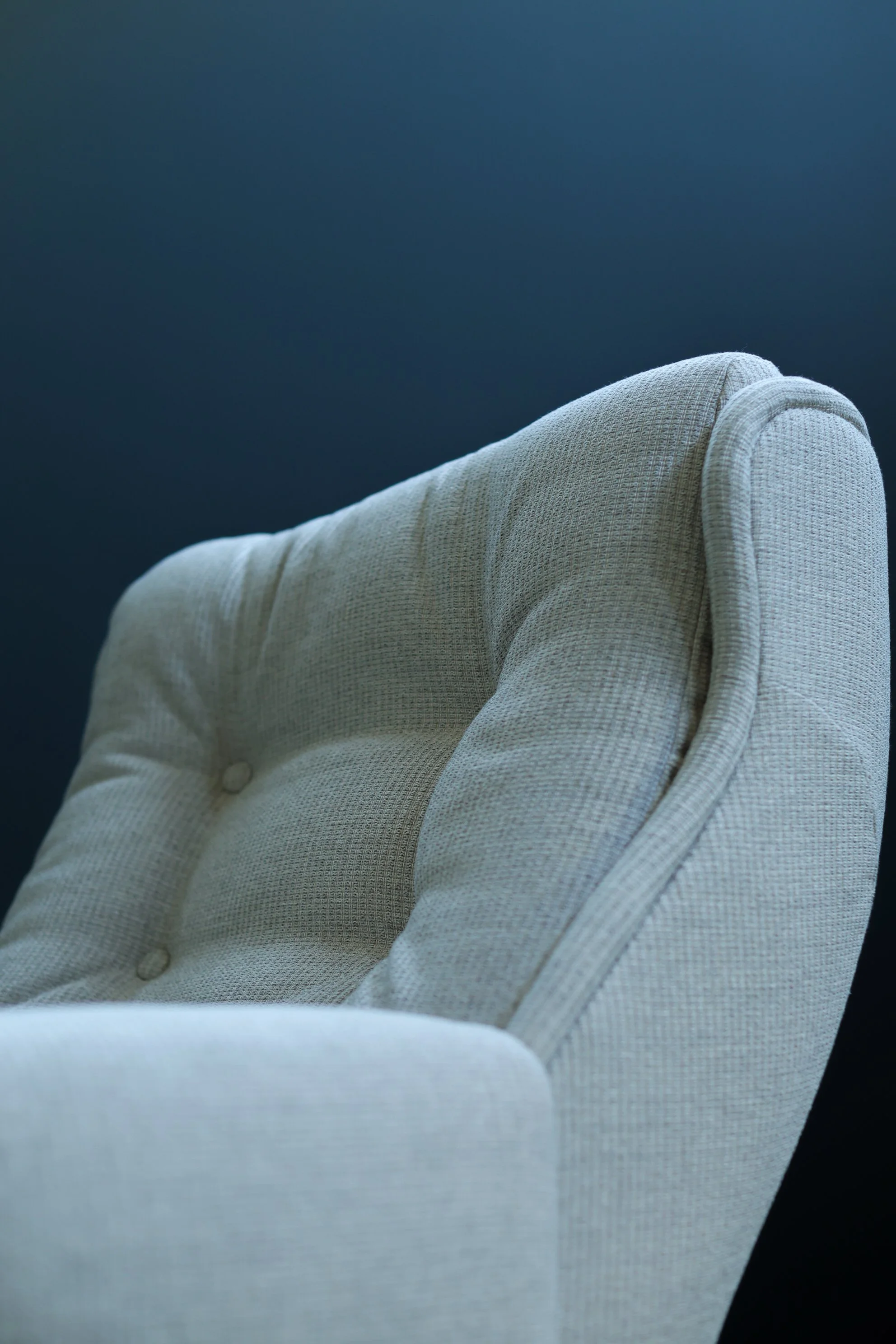 Pizzetti Italian Lounge Chair in Wool foto 9