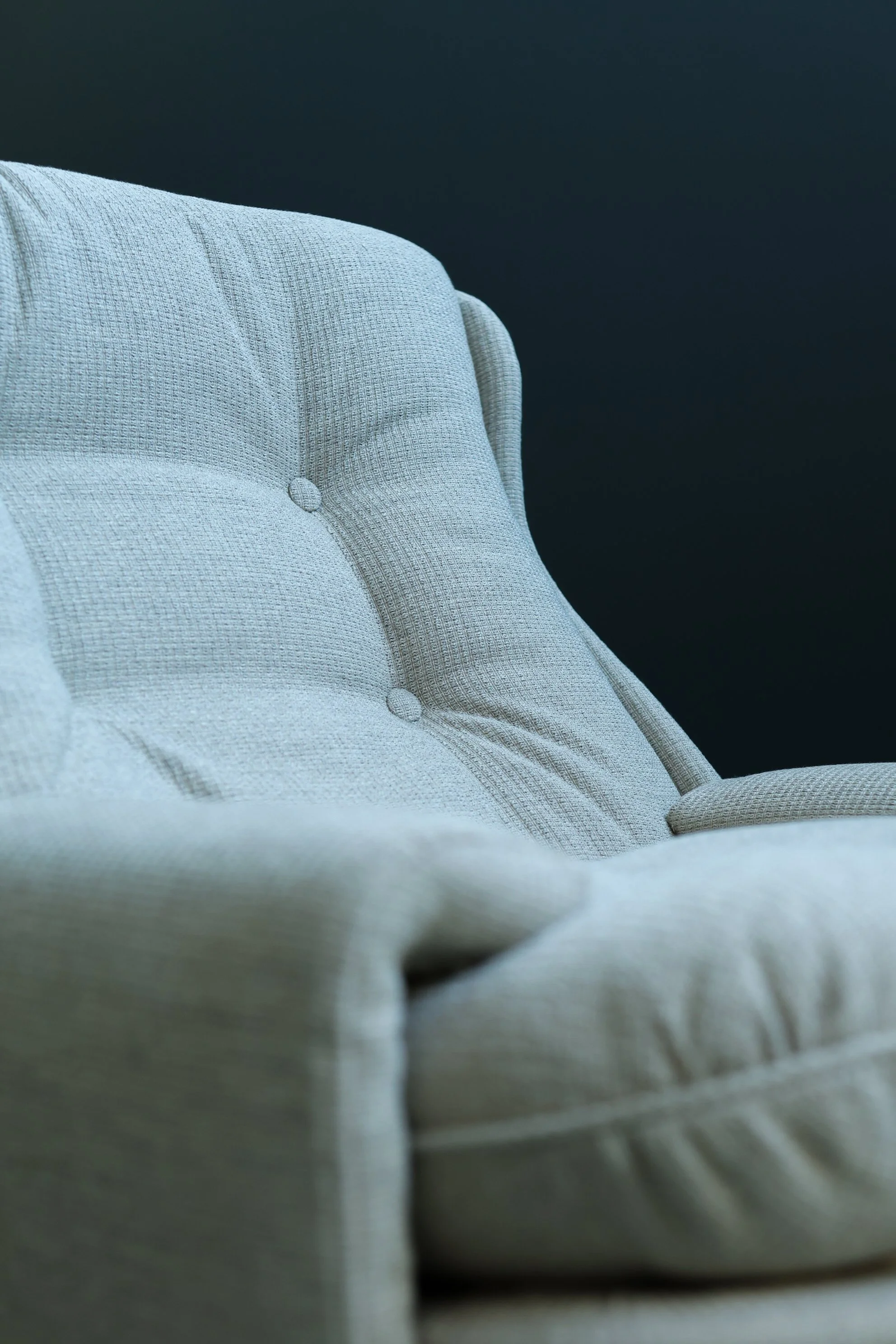 Pizzetti Italian Lounge Chair in Wool foto 11