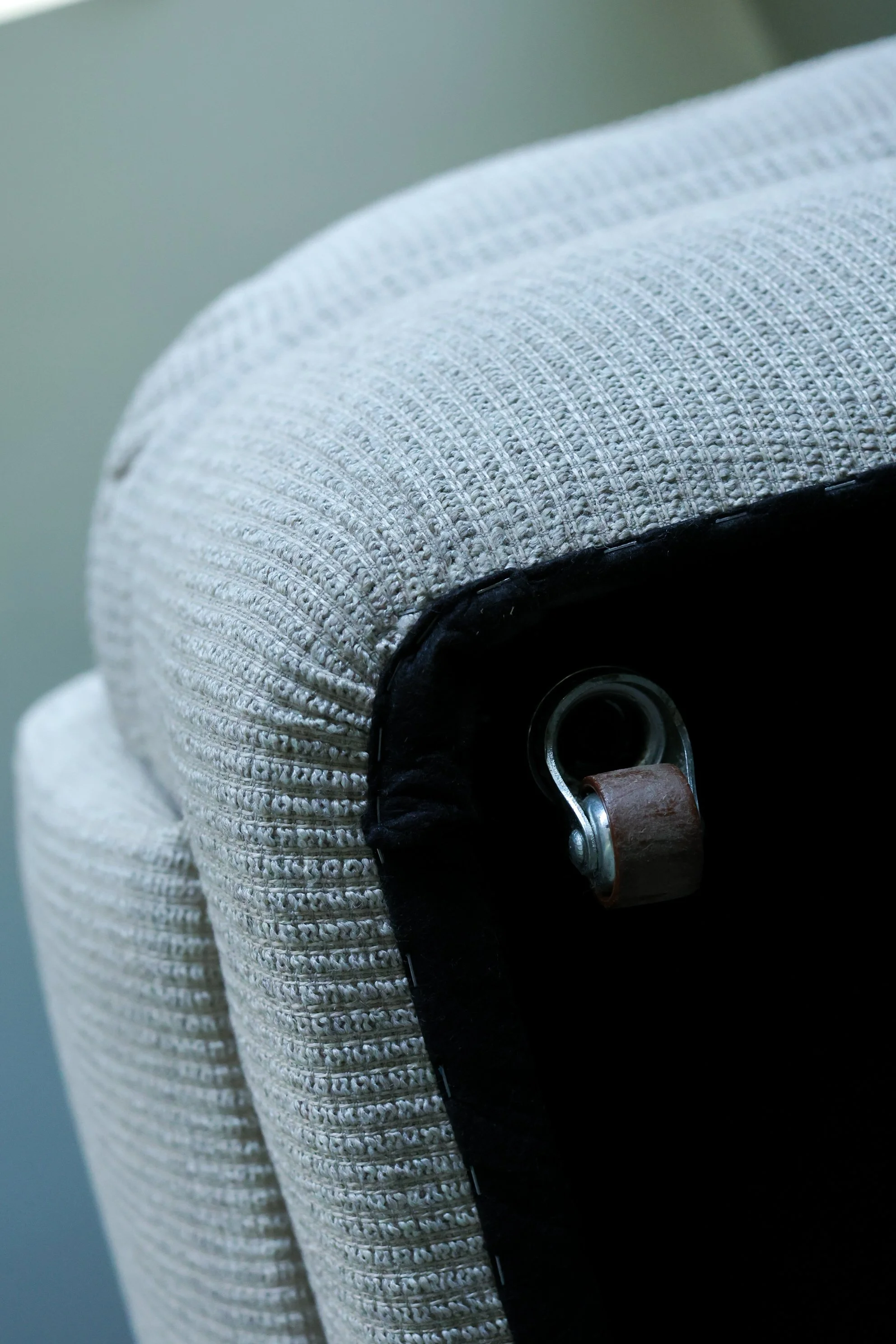 Pizzetti Italian Lounge Chair in Wool foto 12