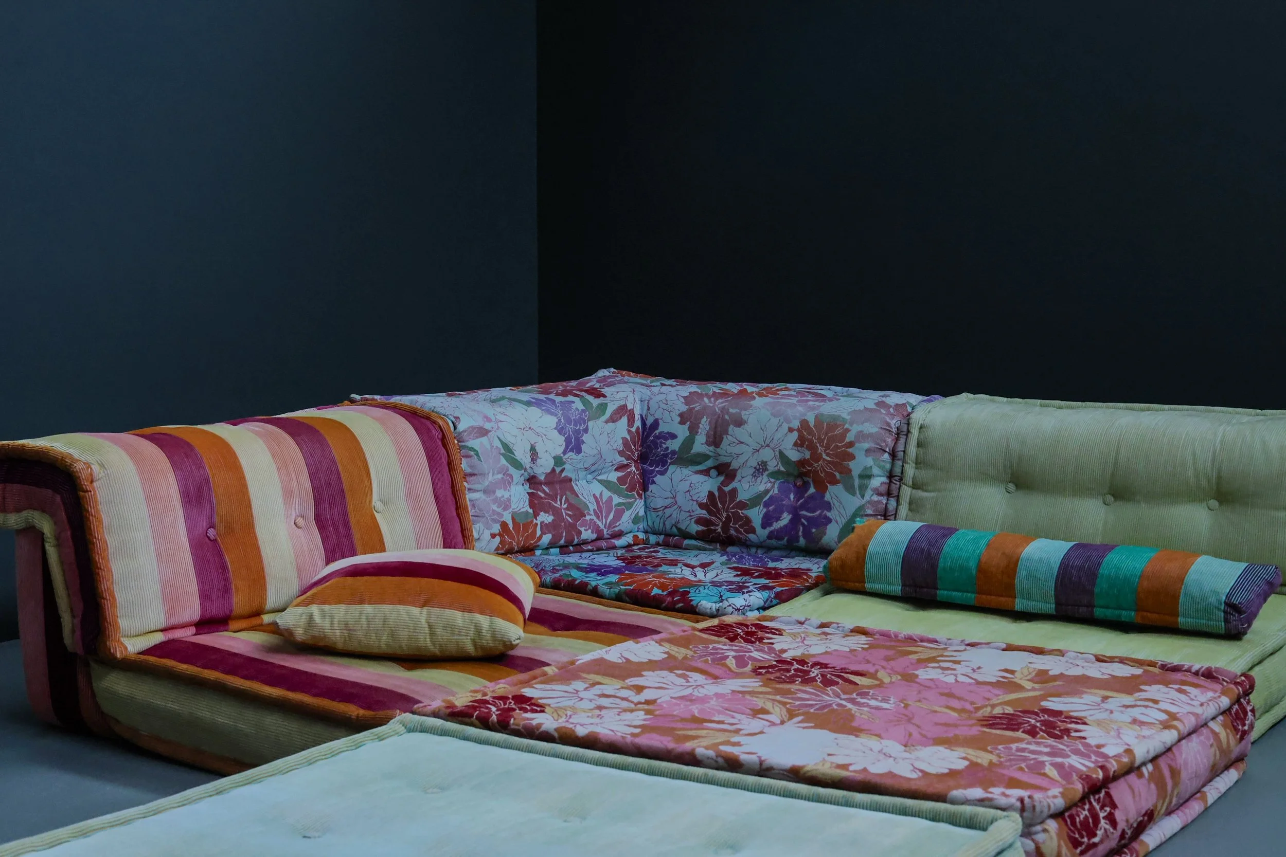 Hans Hopfer Mah Jong Modular Sofa for Roche Bobois in Missoni foto 12