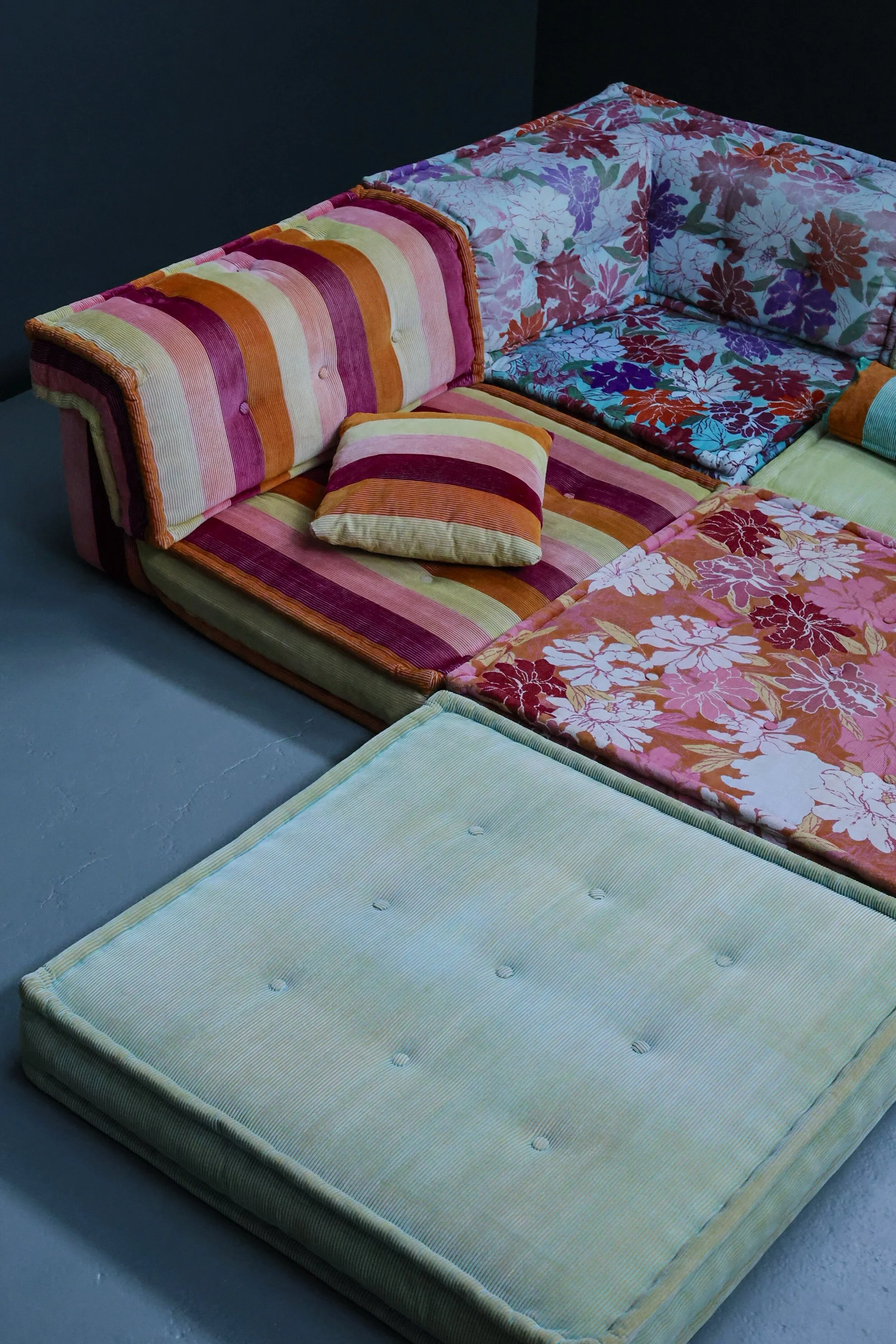Hans Hopfer Mah Jong Modular Sofa for Roche Bobois in Missoni foto 13