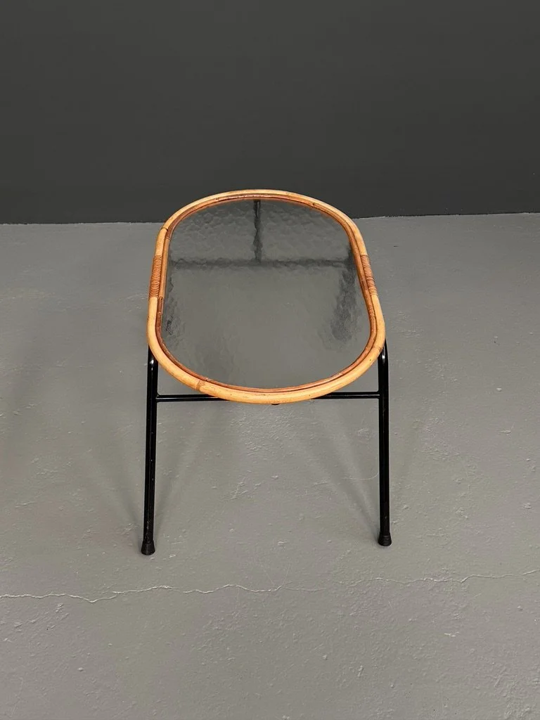Rohe Noordwolde Rattan and Glass Coffee Table foto 8
