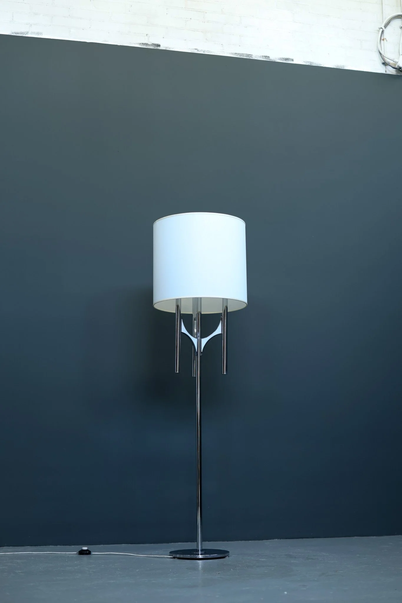 Gaetano Sciolari DN/1 Floor Lamp in Chrome foto 2