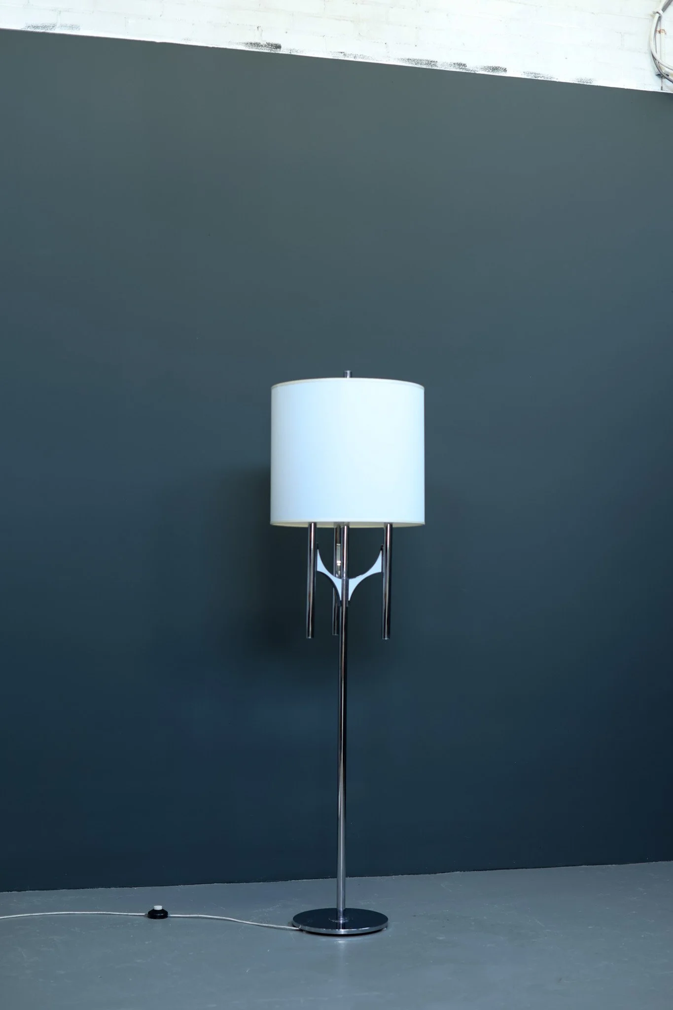 Gaetano Sciolari DN/1 Floor Lamp in Chrome foto 4