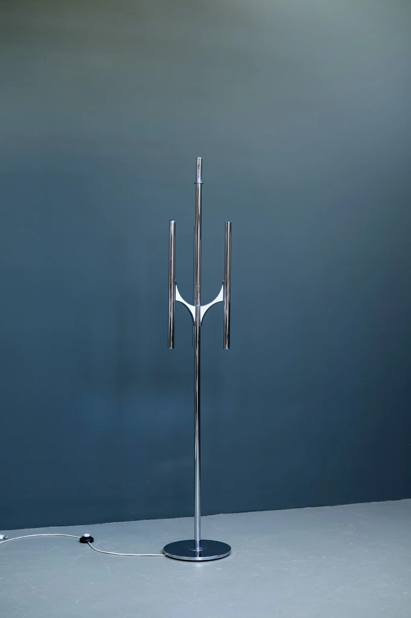 Gaetano Sciolari DN/1 Floor Lamp in Chrome foto 7