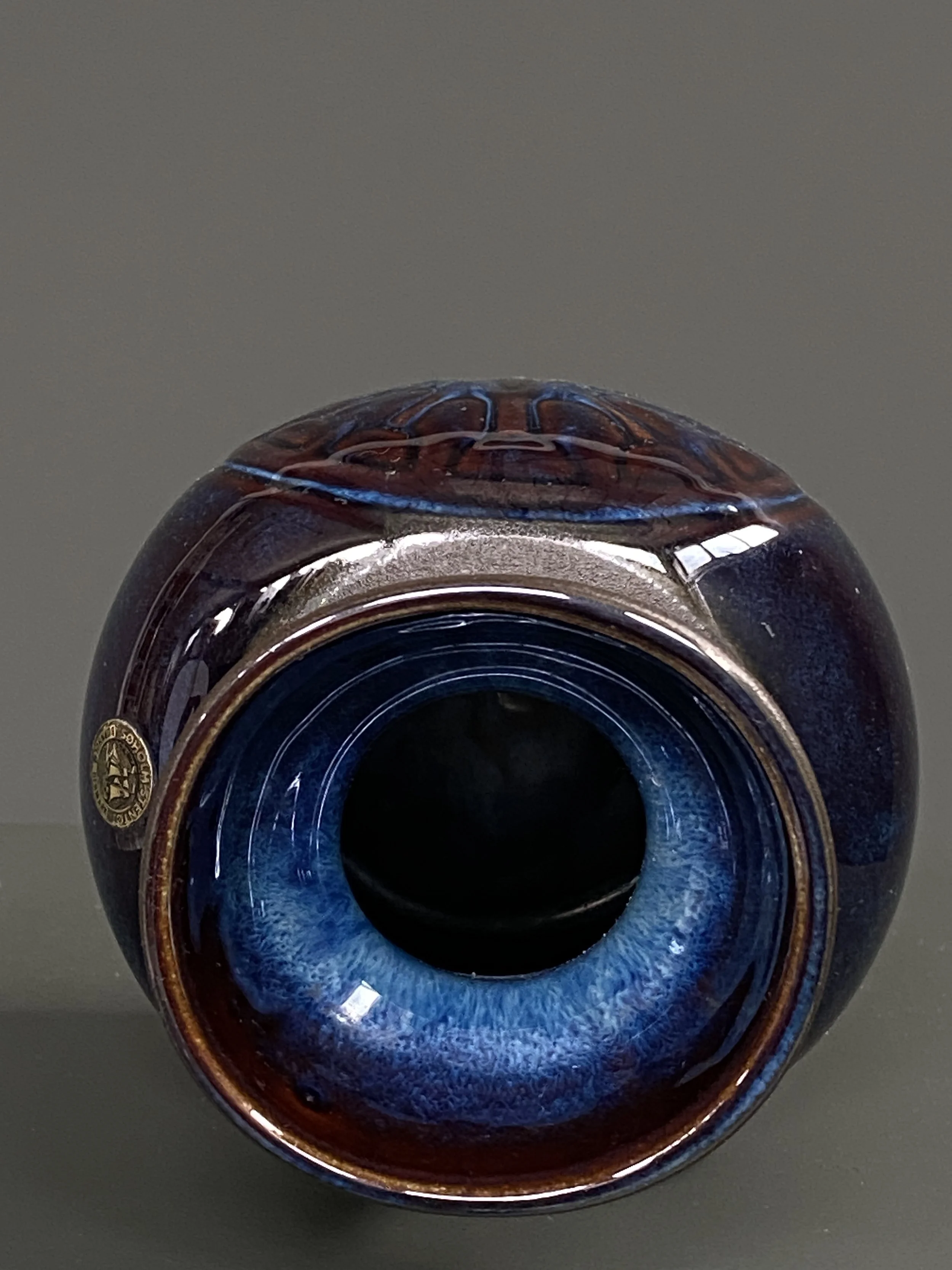 Soholm Stentoj Danish Ceramic Vase from Bornholm foto 5