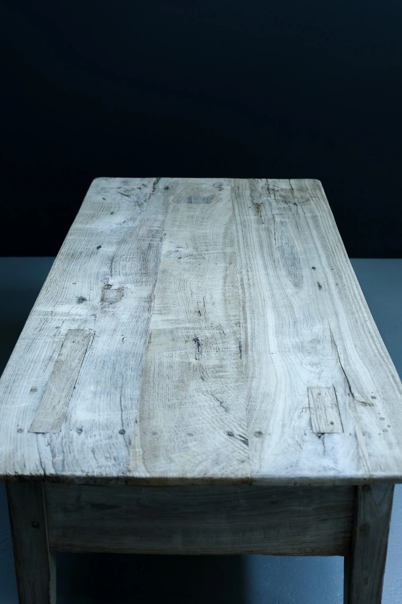Spanish Farmhouse Oak Coffee Table, Early 19th Century foto 7