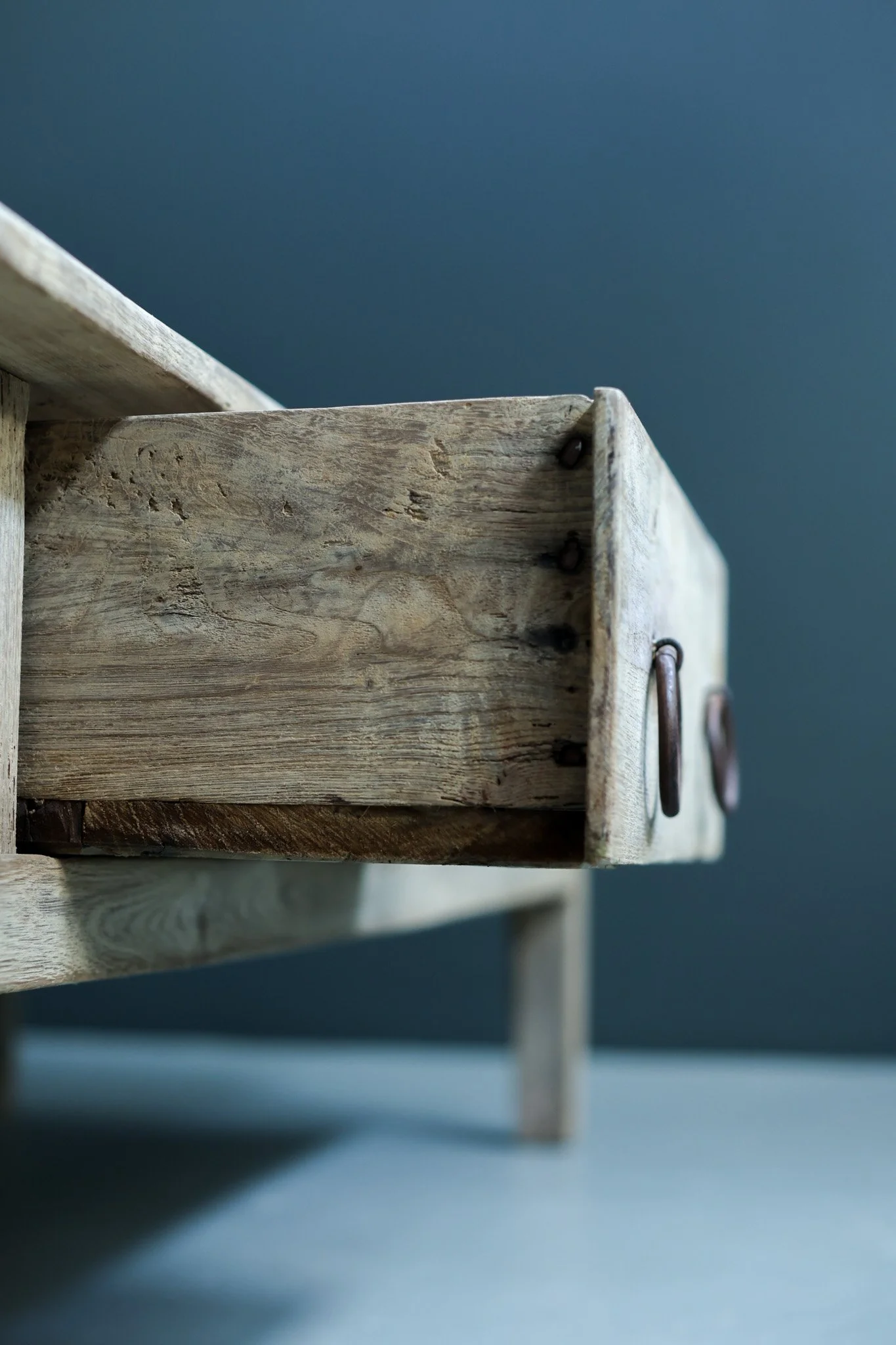 Spanish Farmhouse Oak Coffee Table, Early 19th Century foto 10