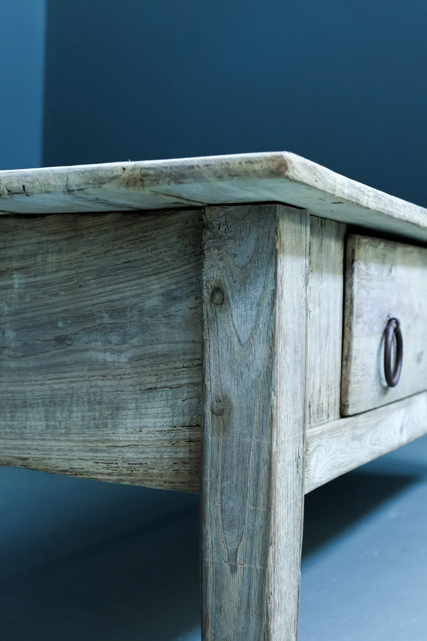 Spanish Farmhouse Oak Coffee Table, Early 19th Century foto 12