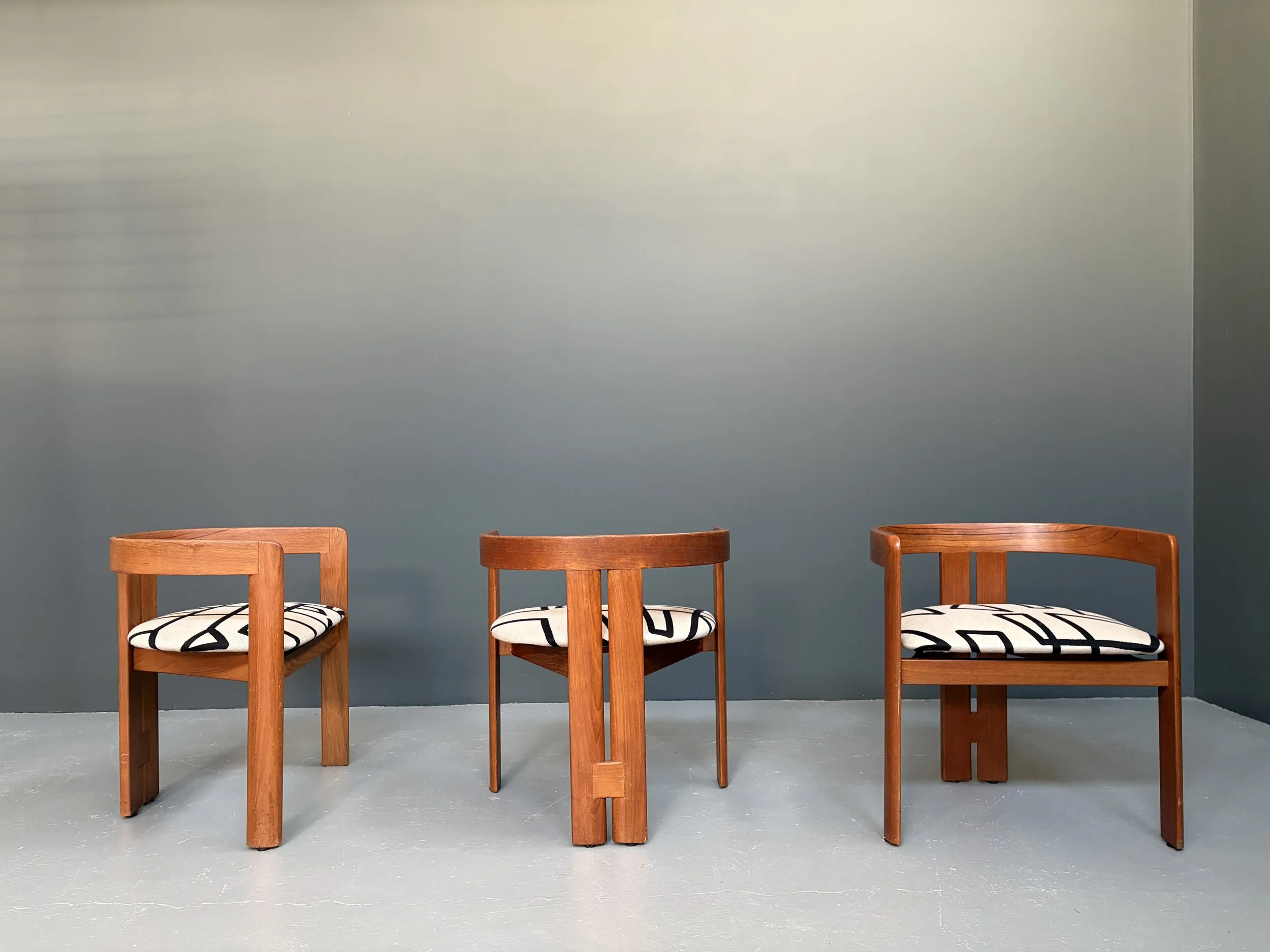 Tobia Scarpa Pigreco Armchairs for Gavina, Set of 3 foto 3