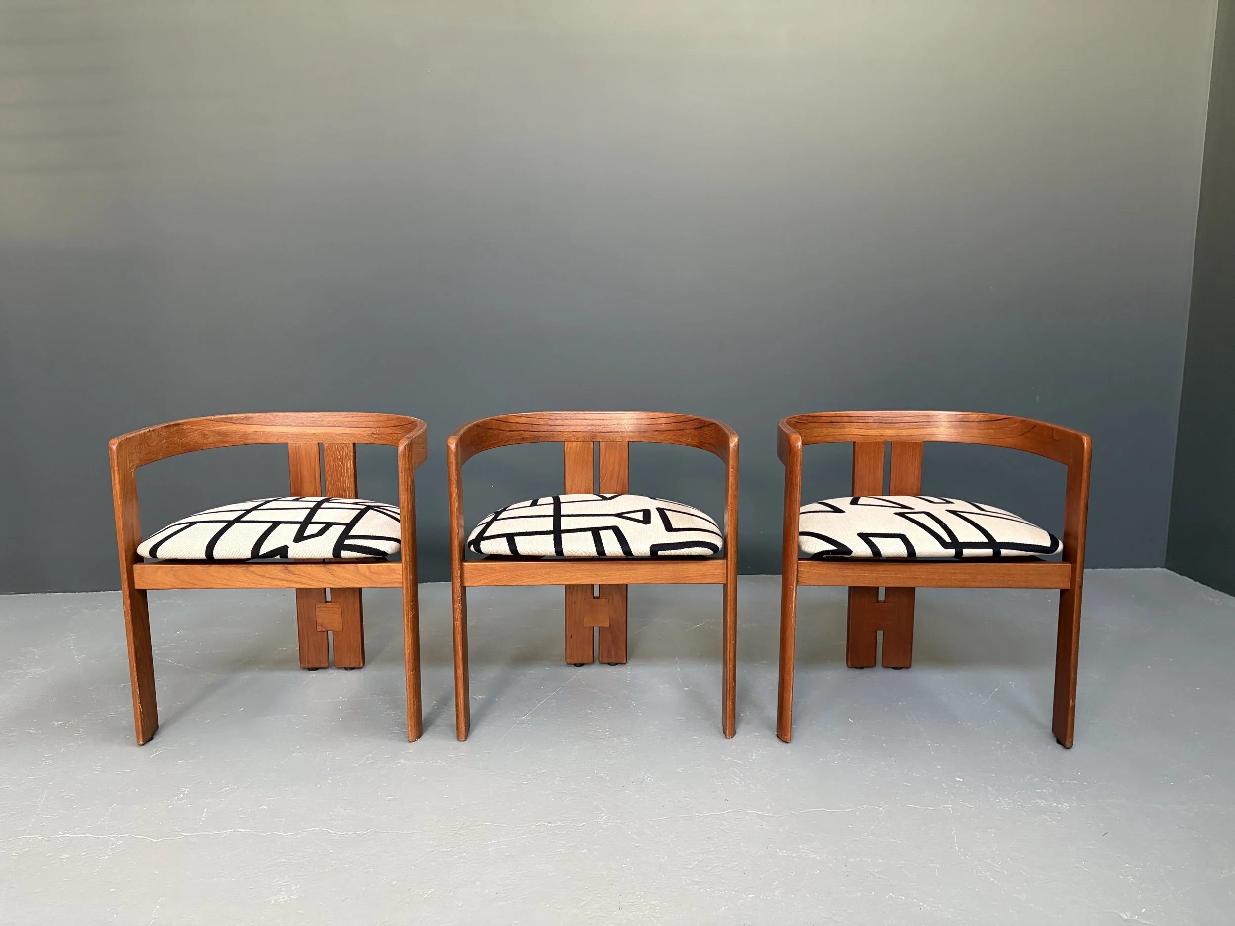 Tobia Scarpa Pigreco Armchairs for Gavina, Set of 3 foto 5