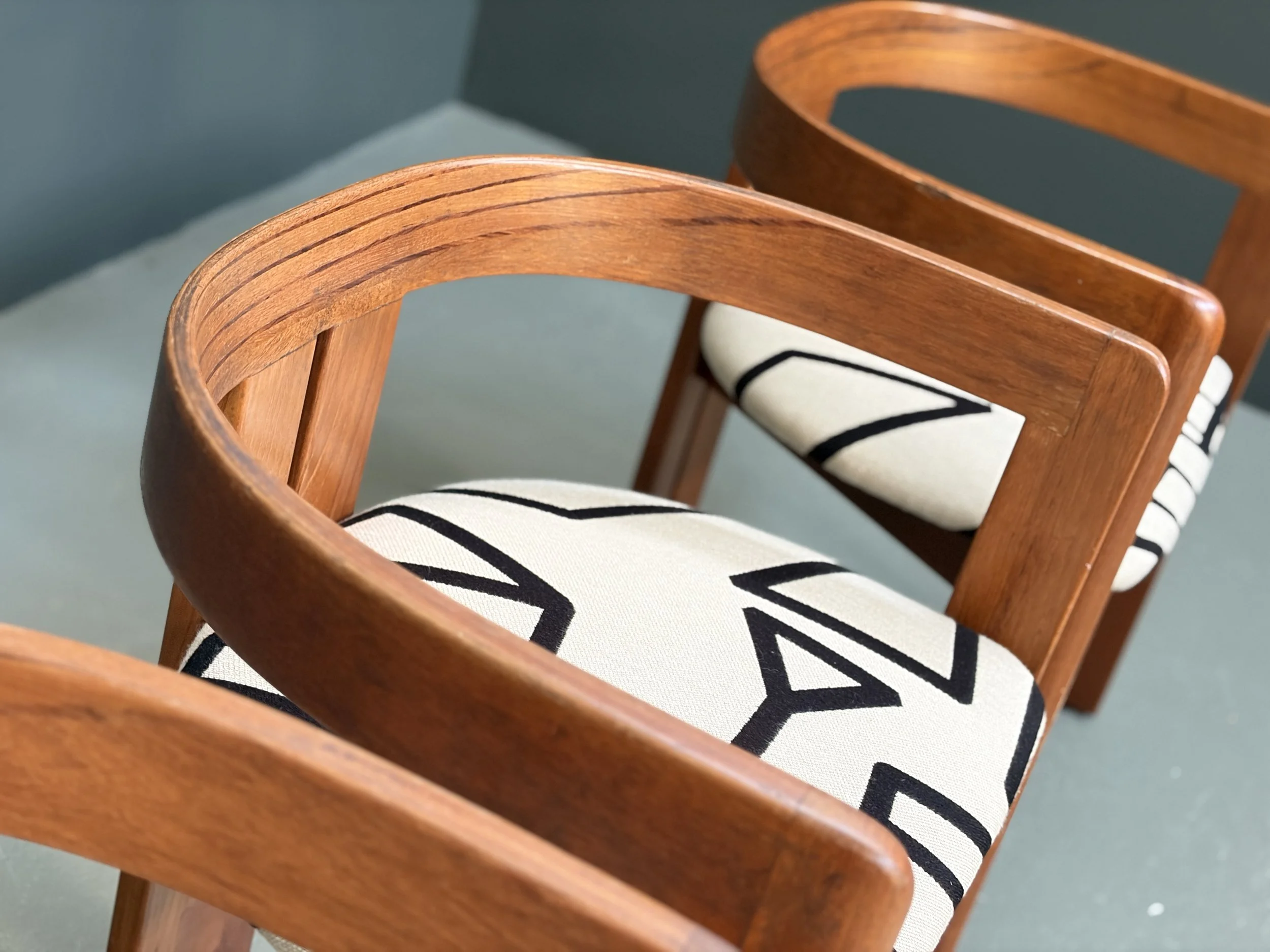 Tobia Scarpa Pigreco Armchairs for Gavina, Set of 3 foto 8