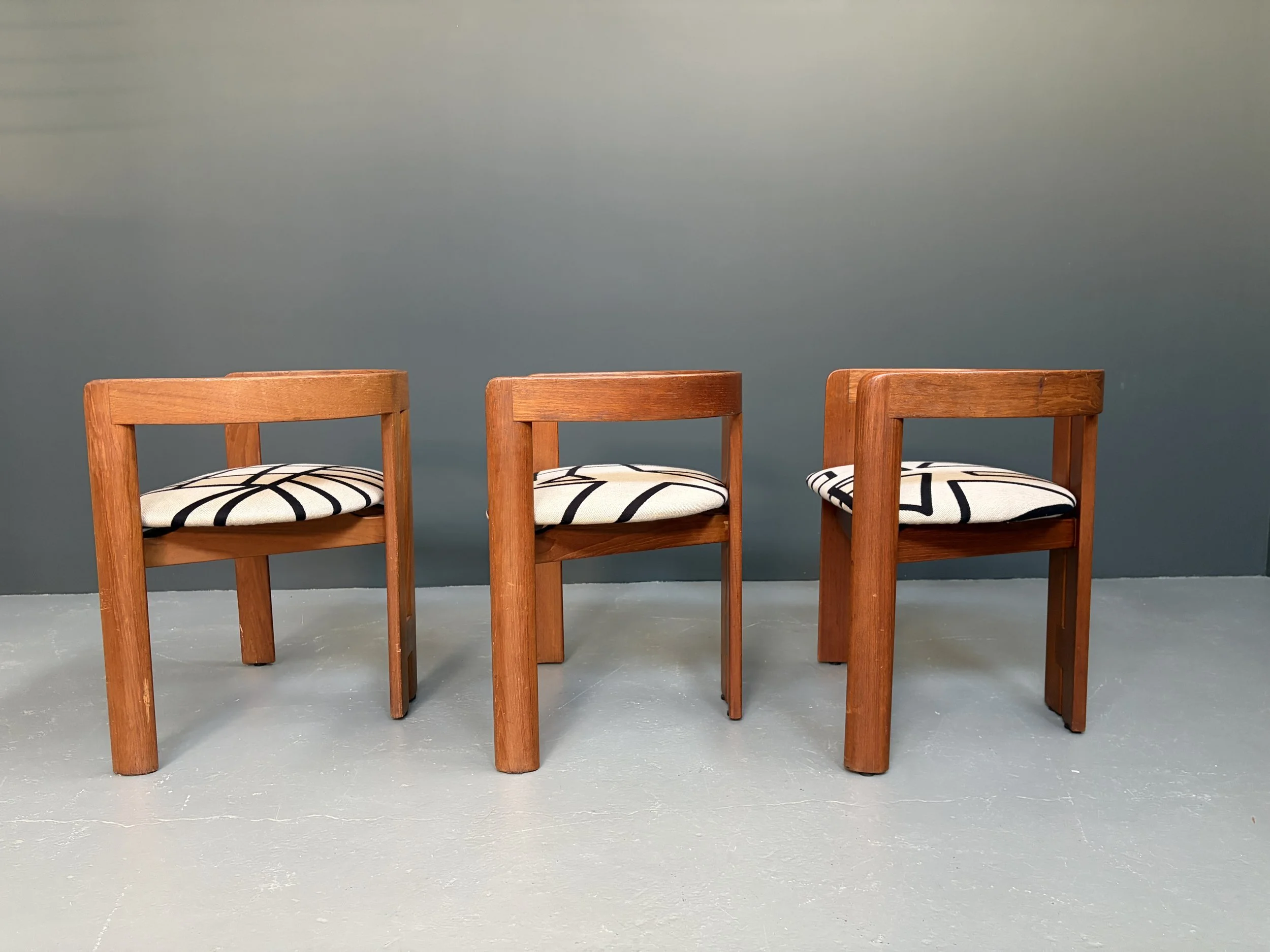 Tobia Scarpa Pigreco Armchairs for Gavina, Set of 3 foto 11