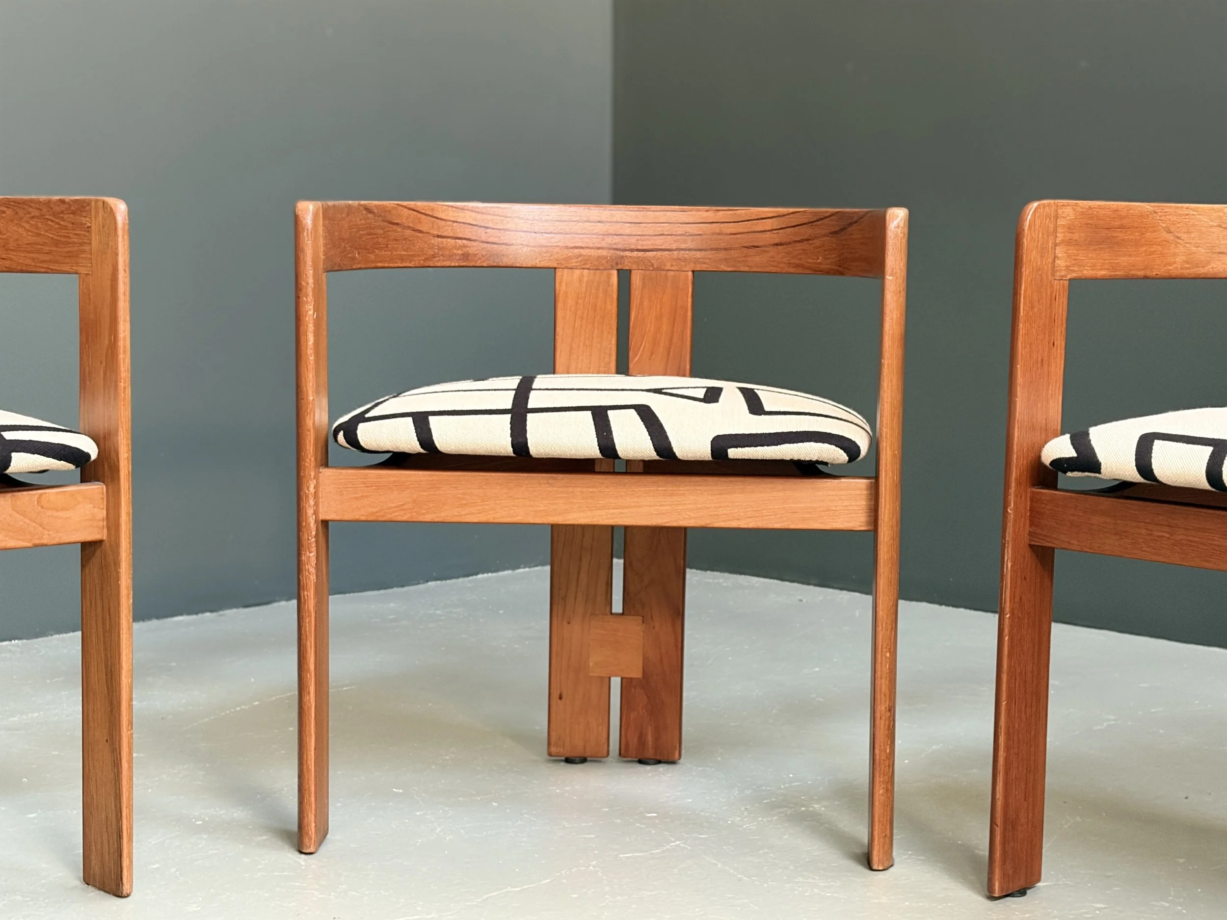 Tobia Scarpa Pigreco Armchairs for Gavina, Set of 3 foto 13