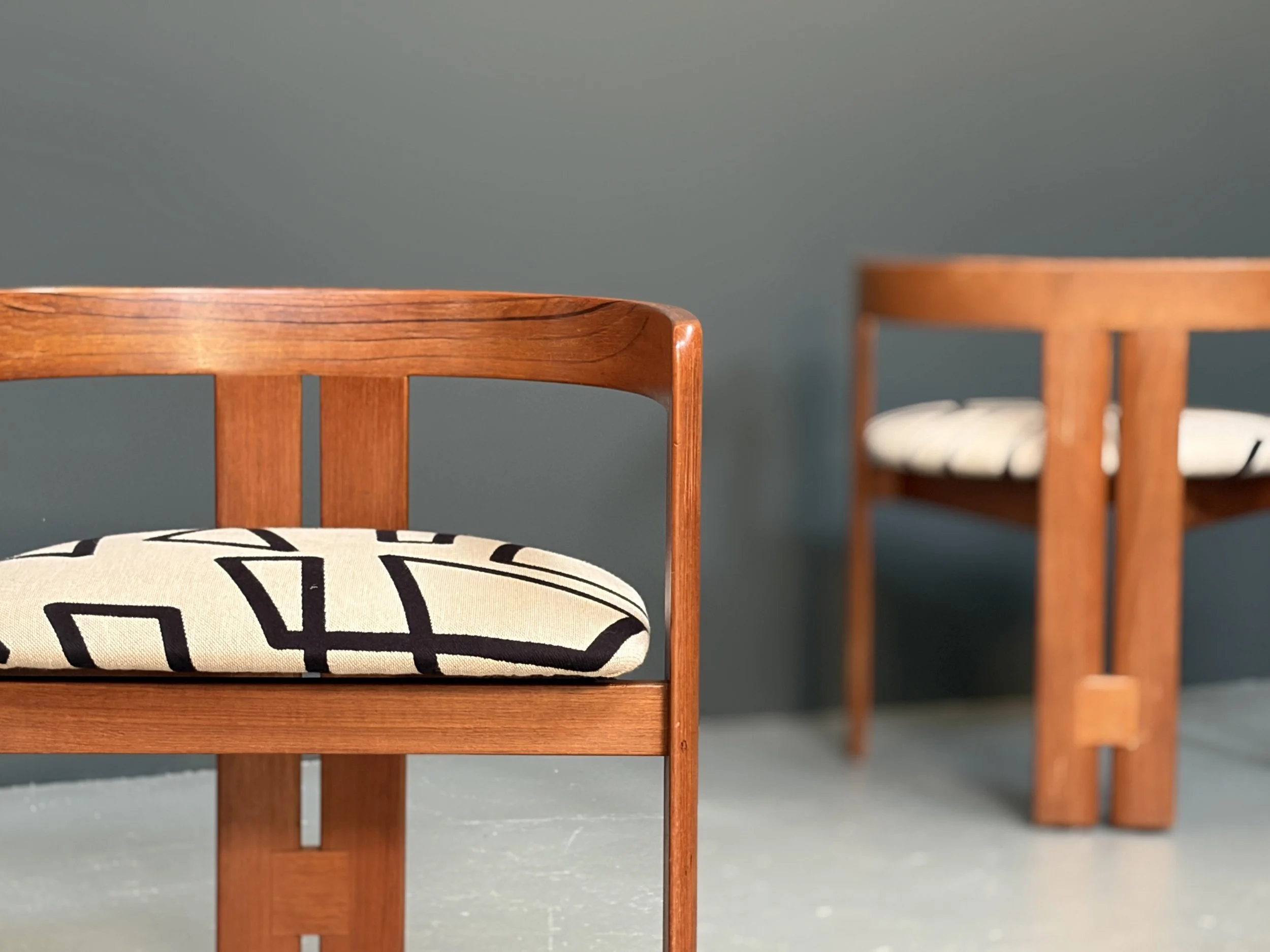 Tobia Scarpa Pigreco Armchairs for Gavina, Set of 3 foto 17