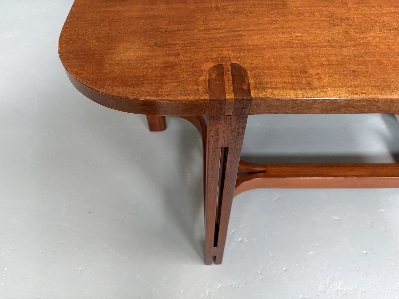 Tobia Scarpa-Style Pigreco Teak Table, Italy foto 2