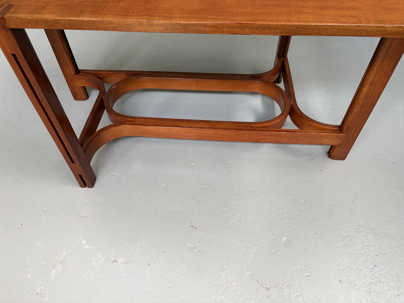 Tobia Scarpa-Style Pigreco Teak Table, Italy foto 3