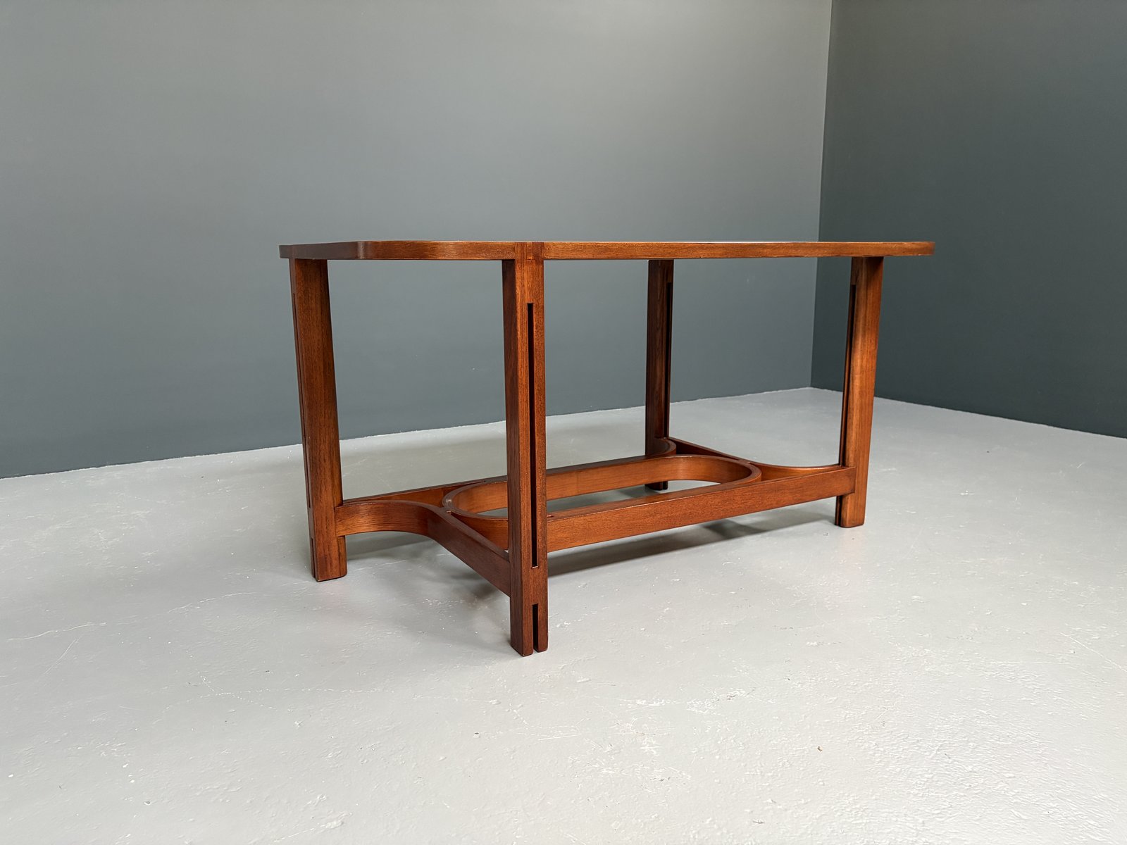 Tobia Scarpa-Style Pigreco Teak Table, Italy foto 4