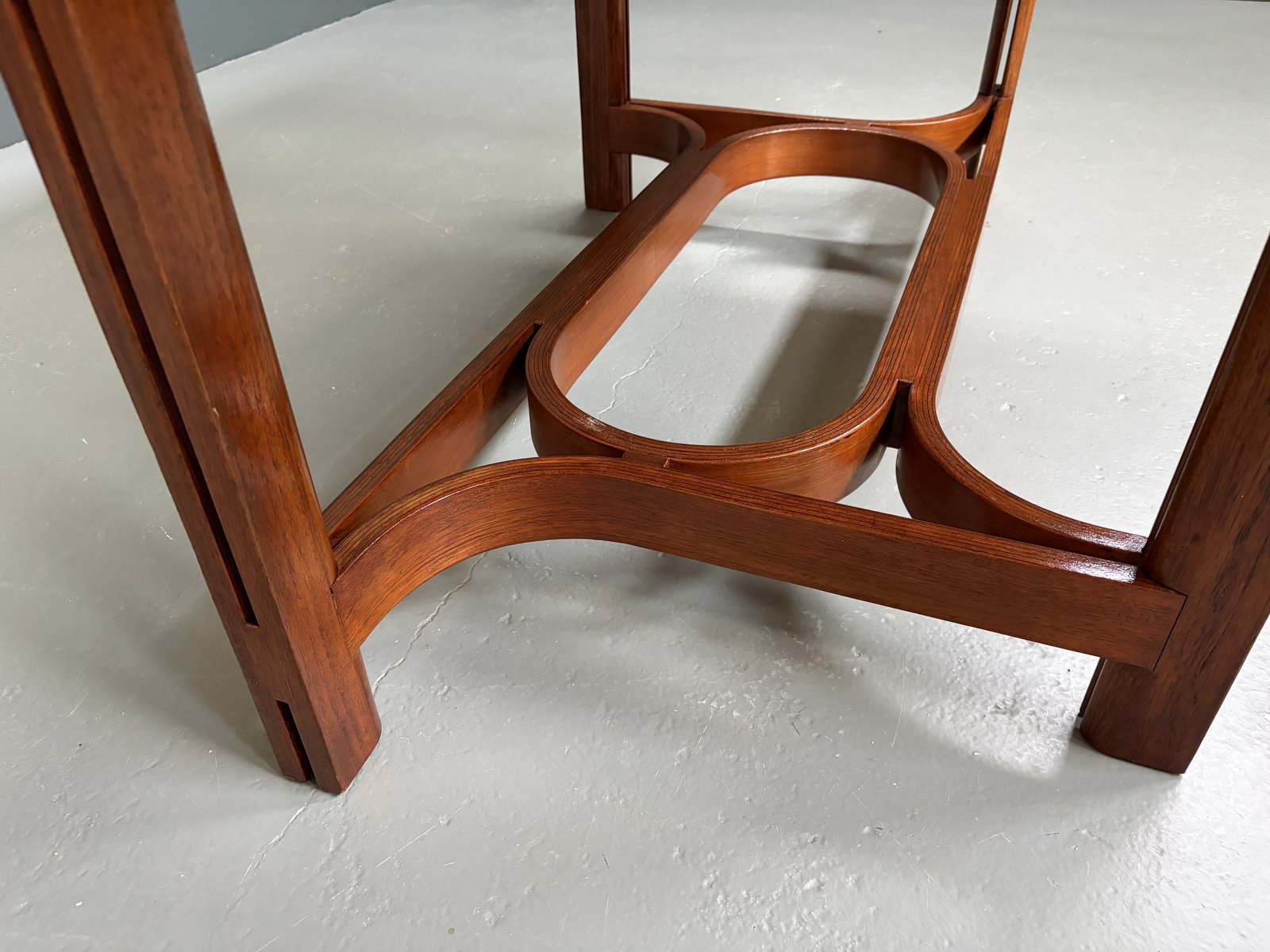 Tobia Scarpa-Style Pigreco Teak Table, Italy foto 5