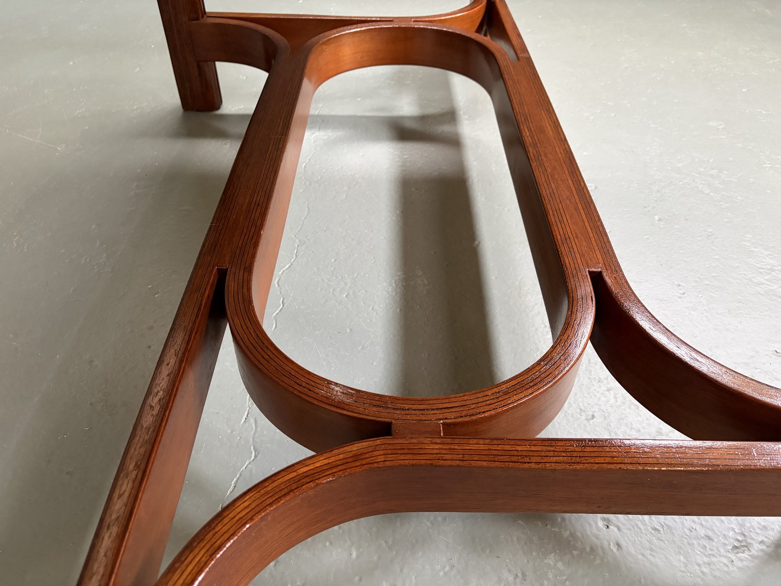Tobia Scarpa-Style Pigreco Teak Table, Italy foto 6