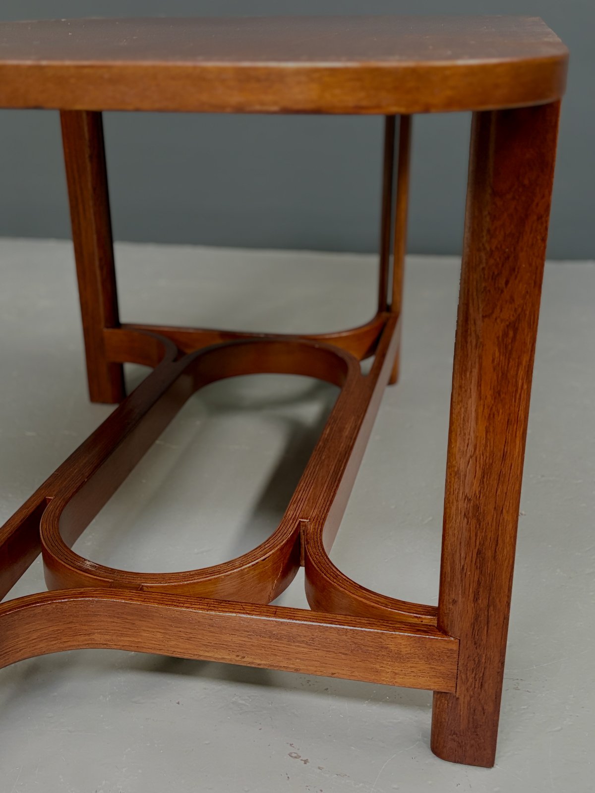 Tobia Scarpa-Style Pigreco Teak Table, Italy foto 14